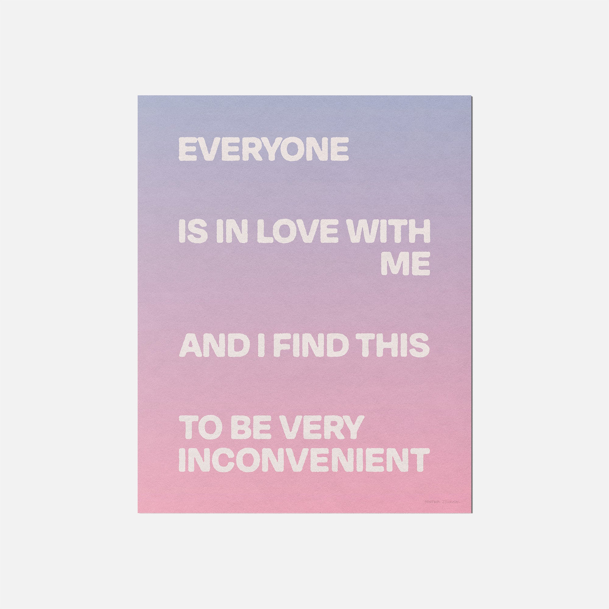 INCONVENIENT PRINT