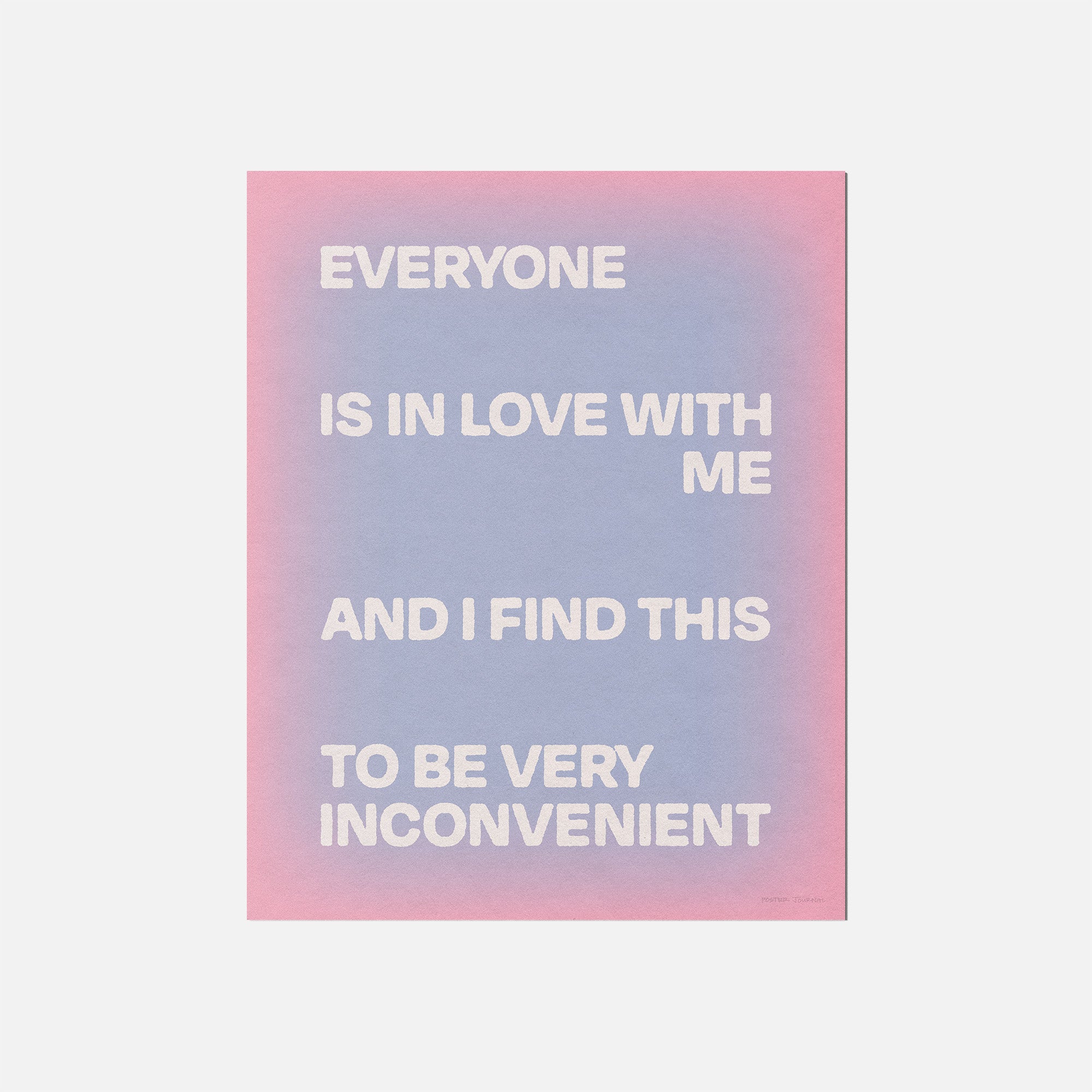 INCONVENIENT PRINT