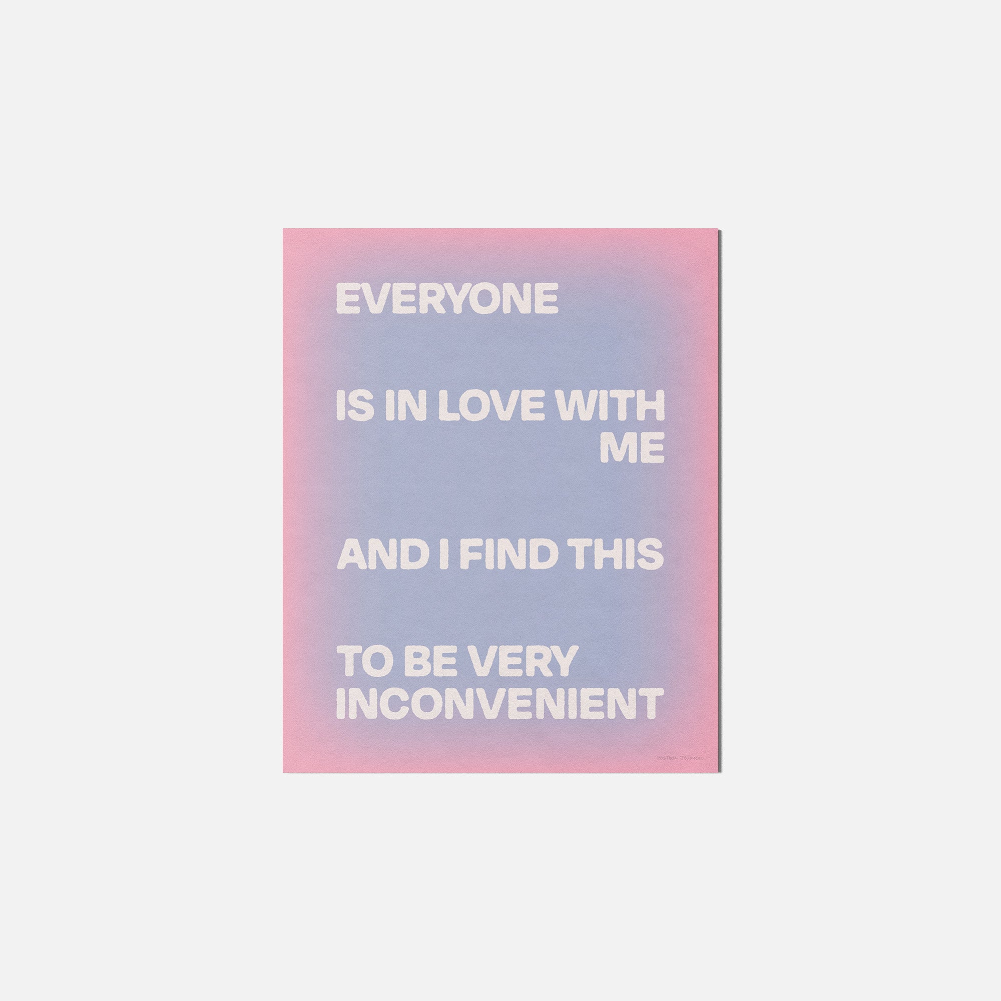INCONVENIENT PRINT