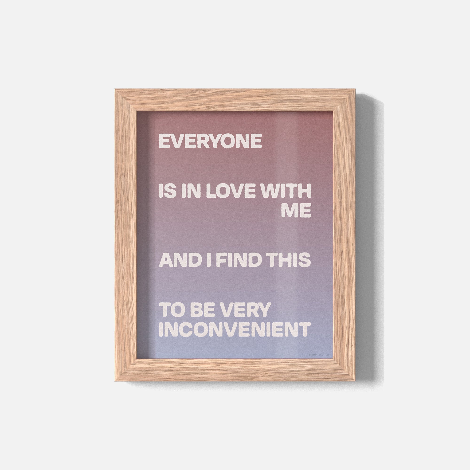 INCONVENIENT PRINT