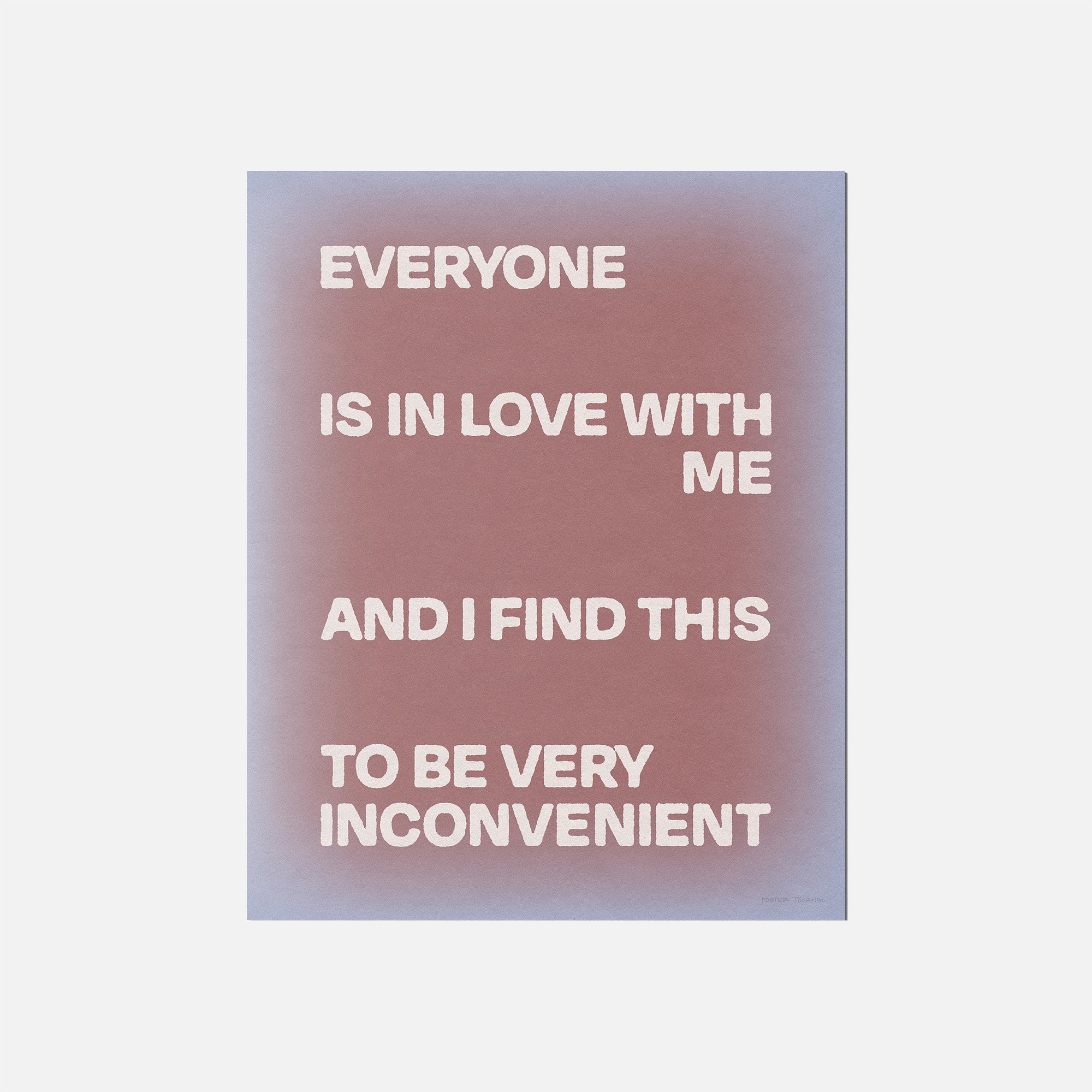 INCONVENIENT PRINT