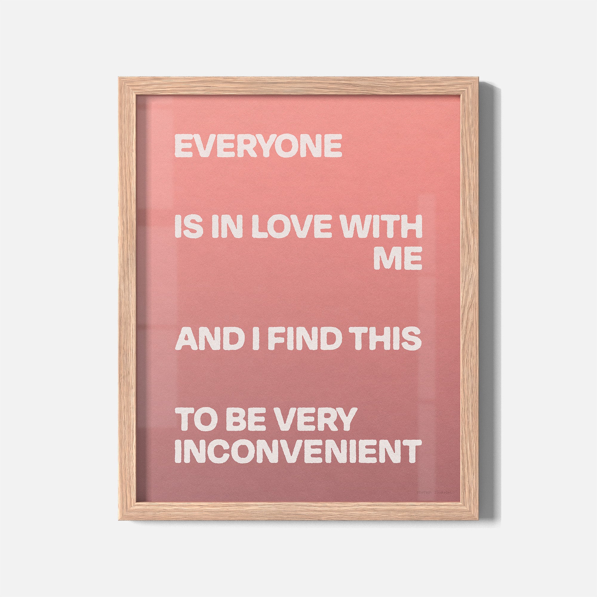 INCONVENIENT PRINT