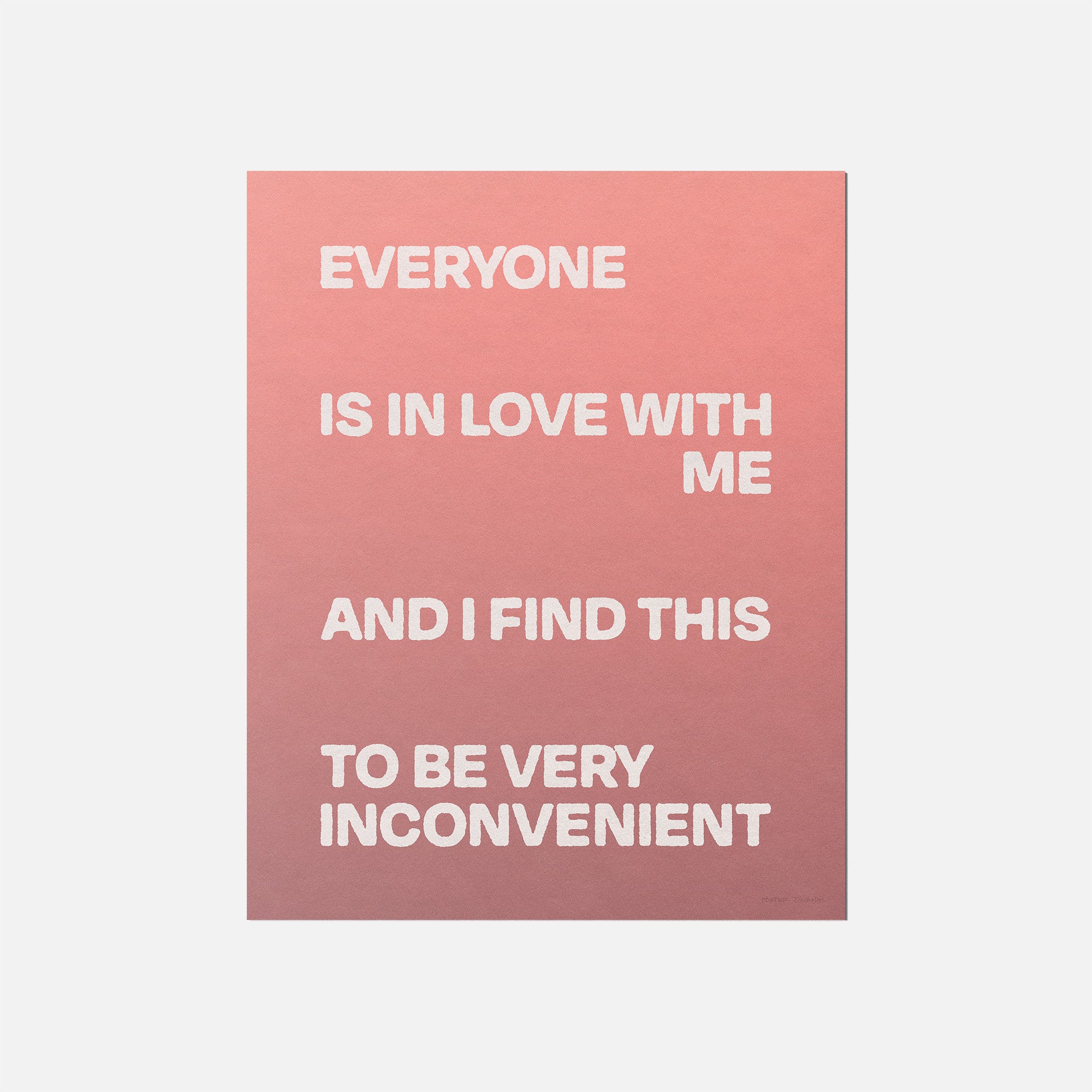 INCONVENIENT PRINT