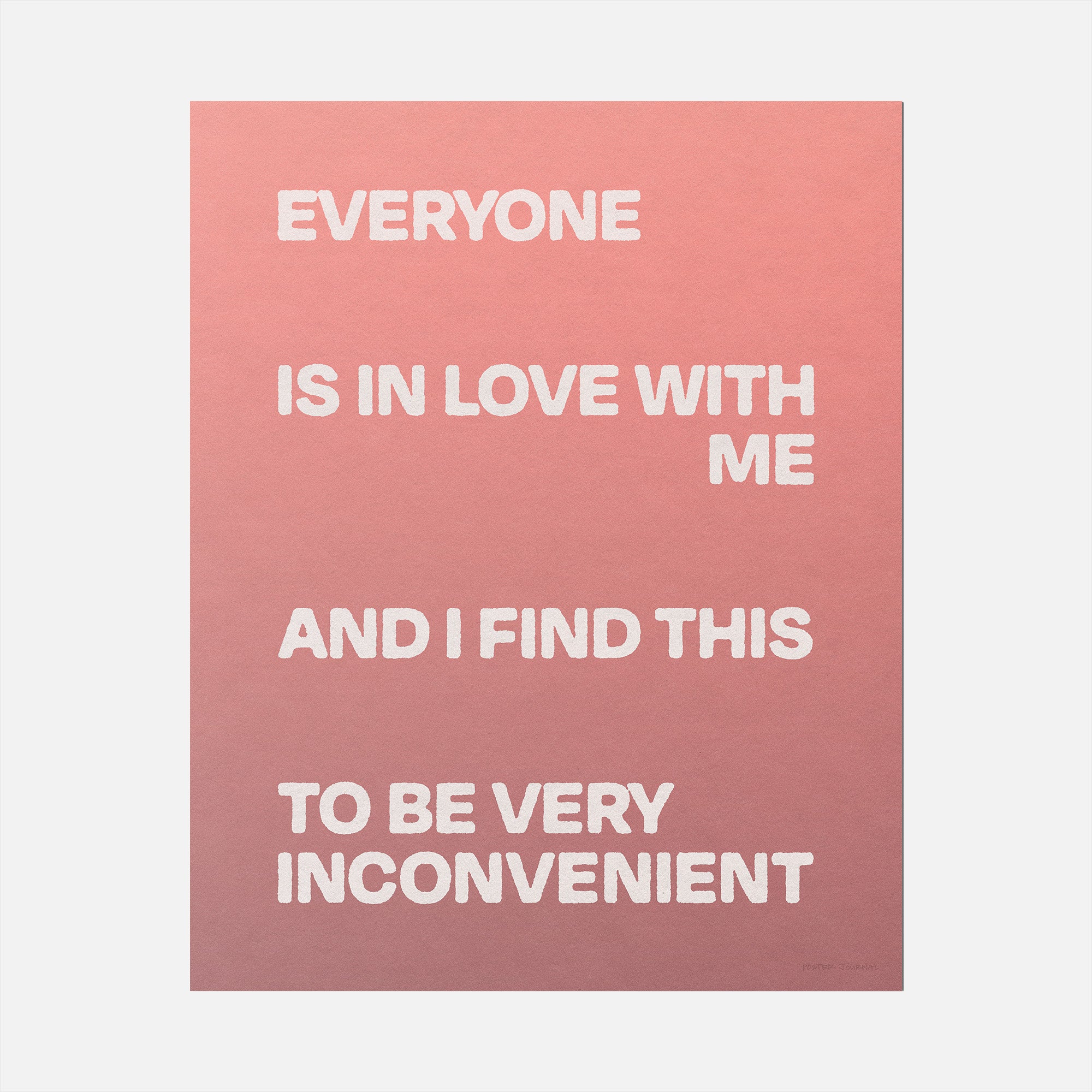 INCONVENIENT PRINT