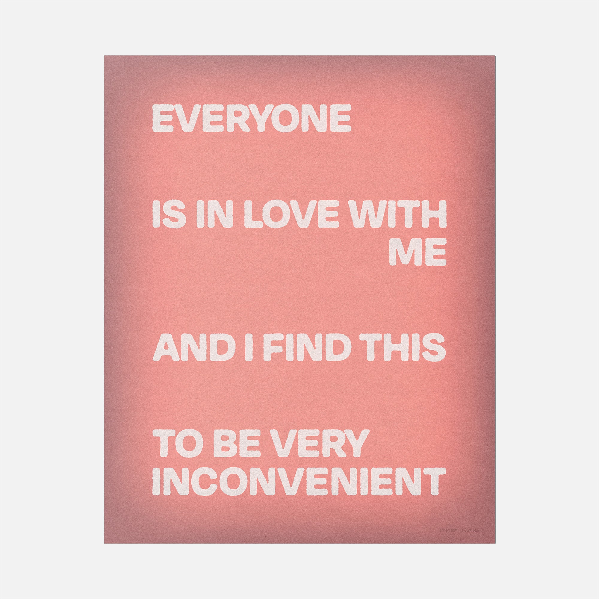 INCONVENIENT PRINT