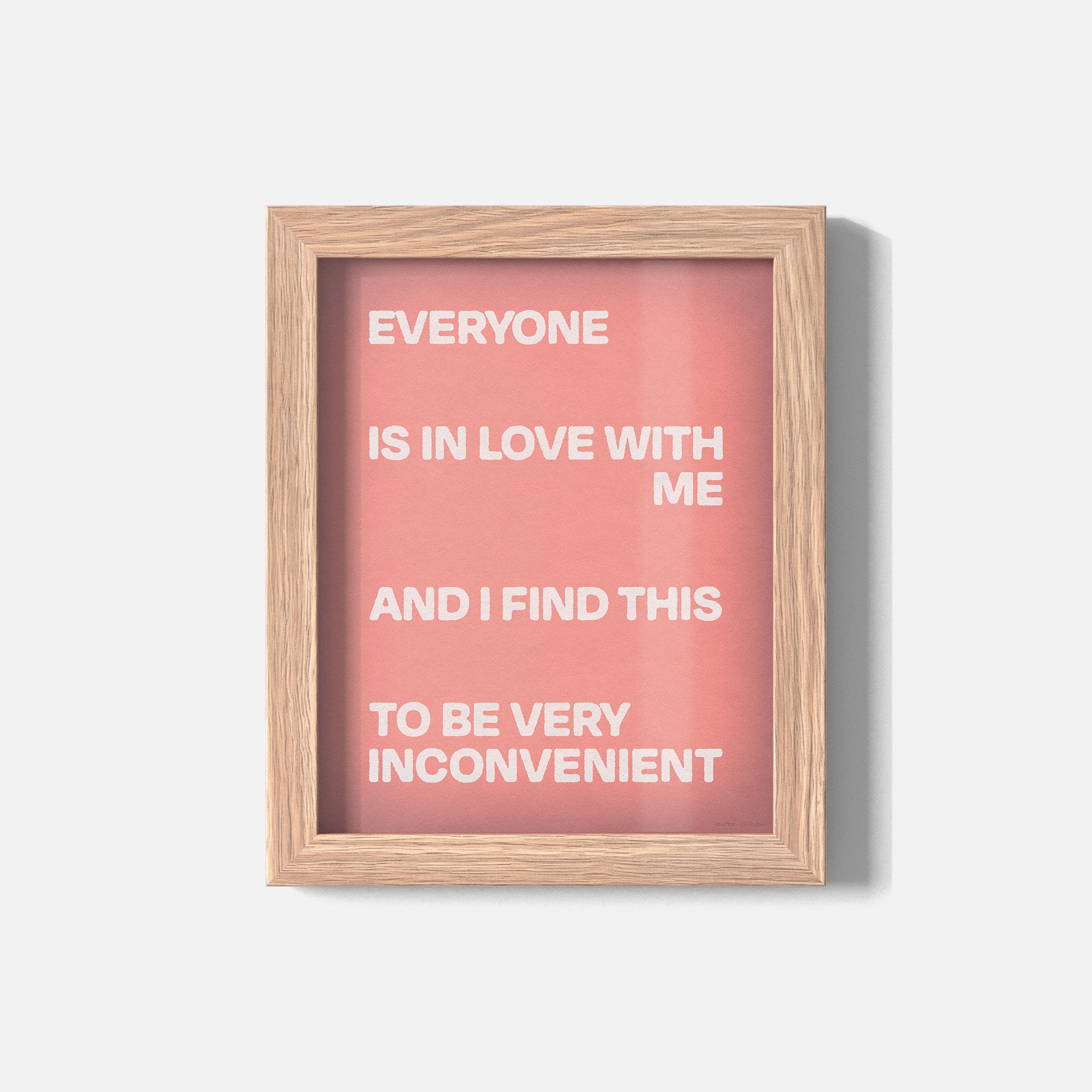 INCONVENIENT PRINT