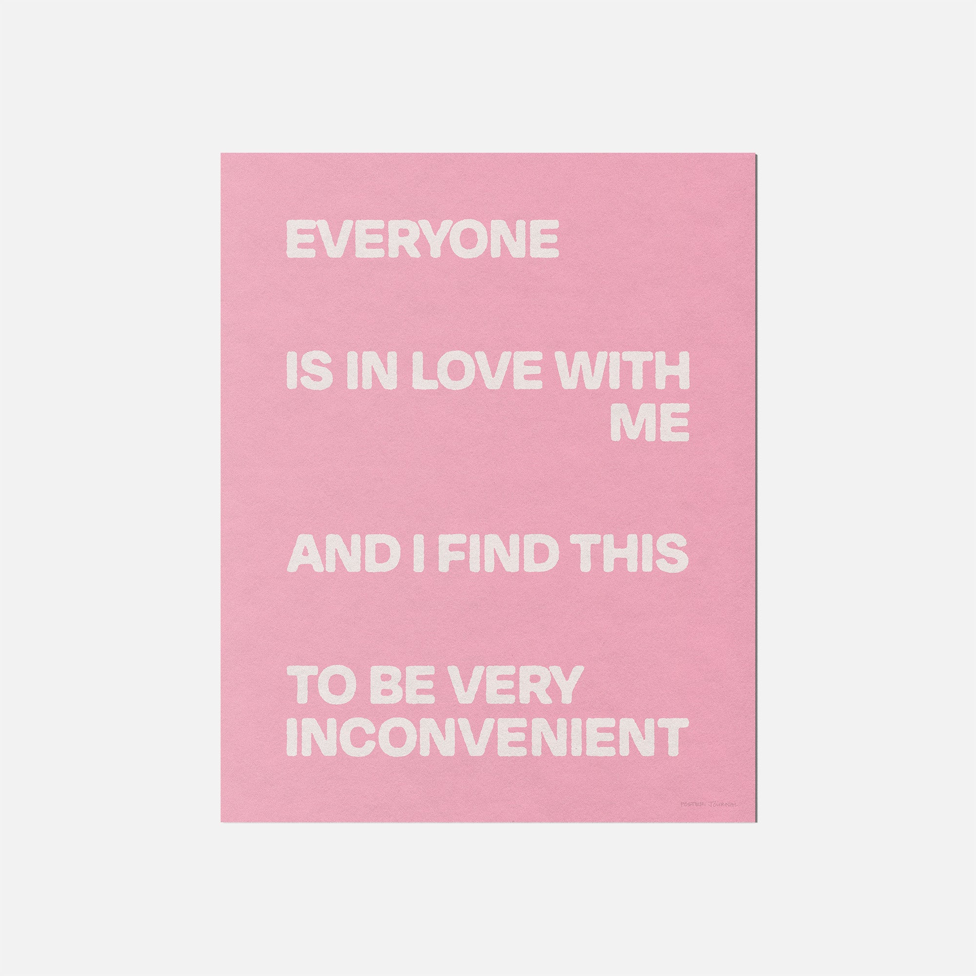 INCONVENIENT PRINT