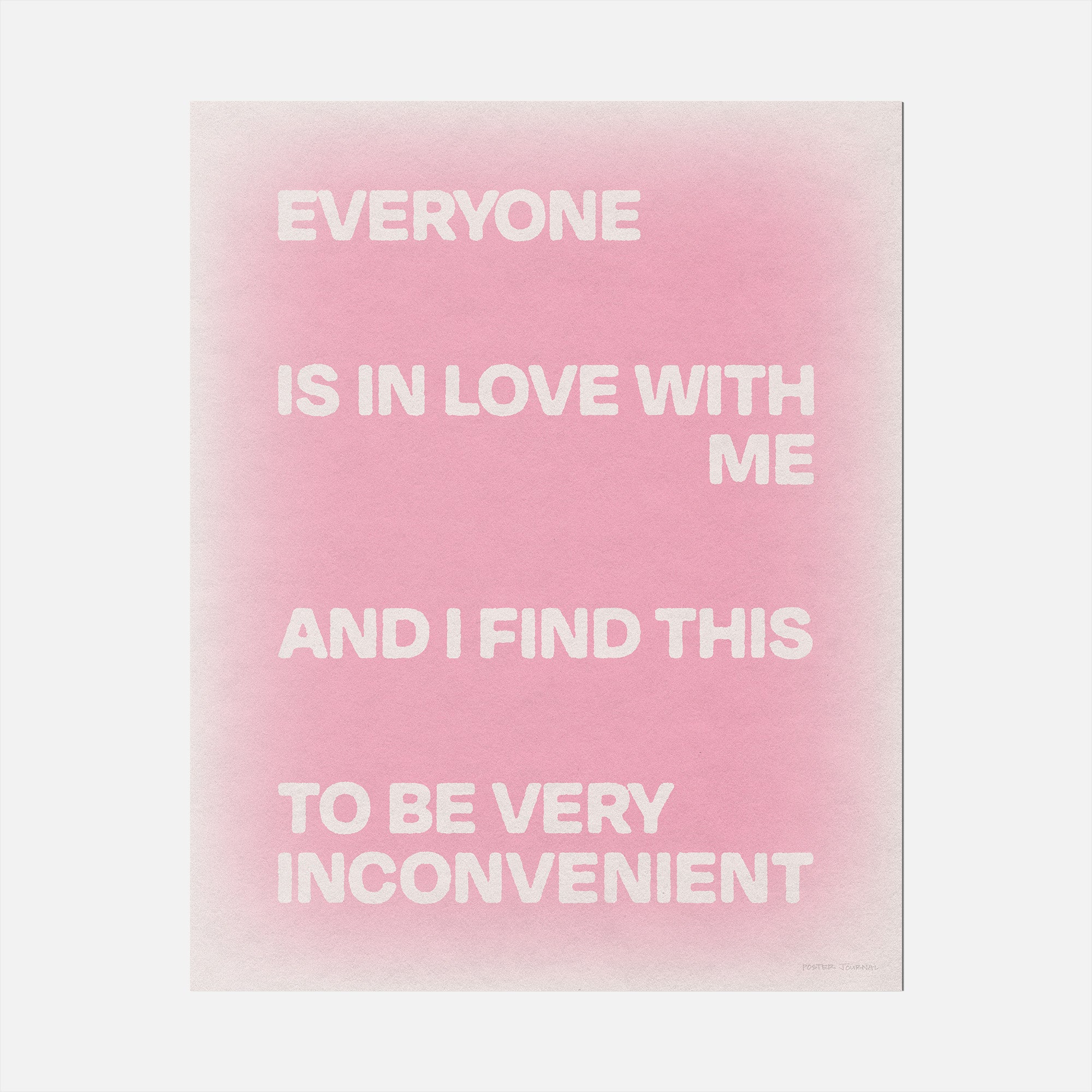 INCONVENIENT PRINT