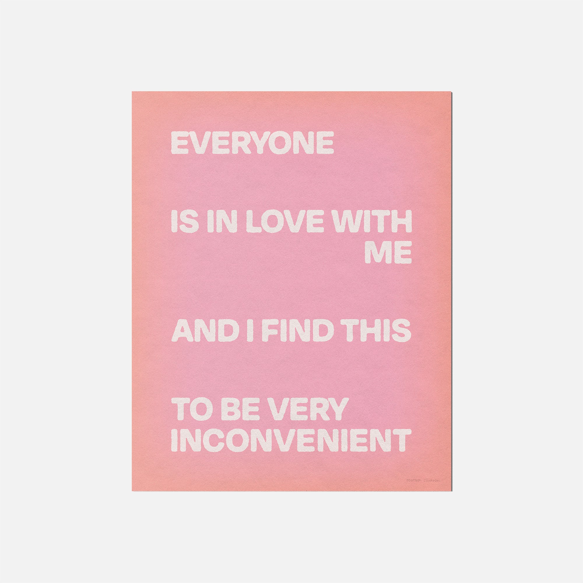 INCONVENIENT PRINT