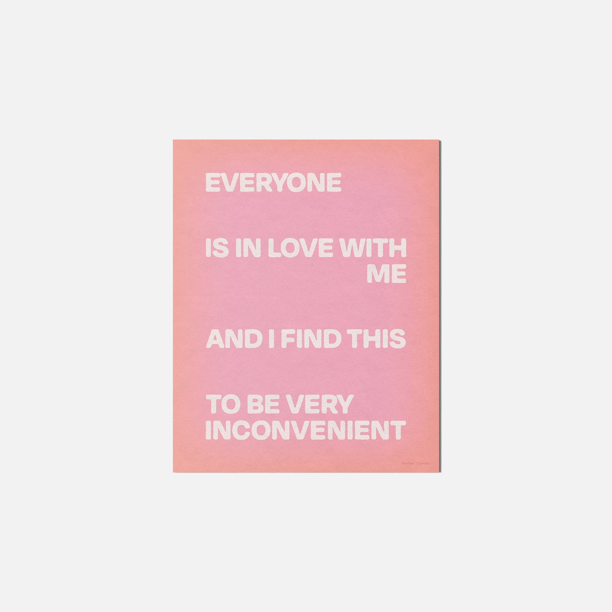 INCONVENIENT PRINT
