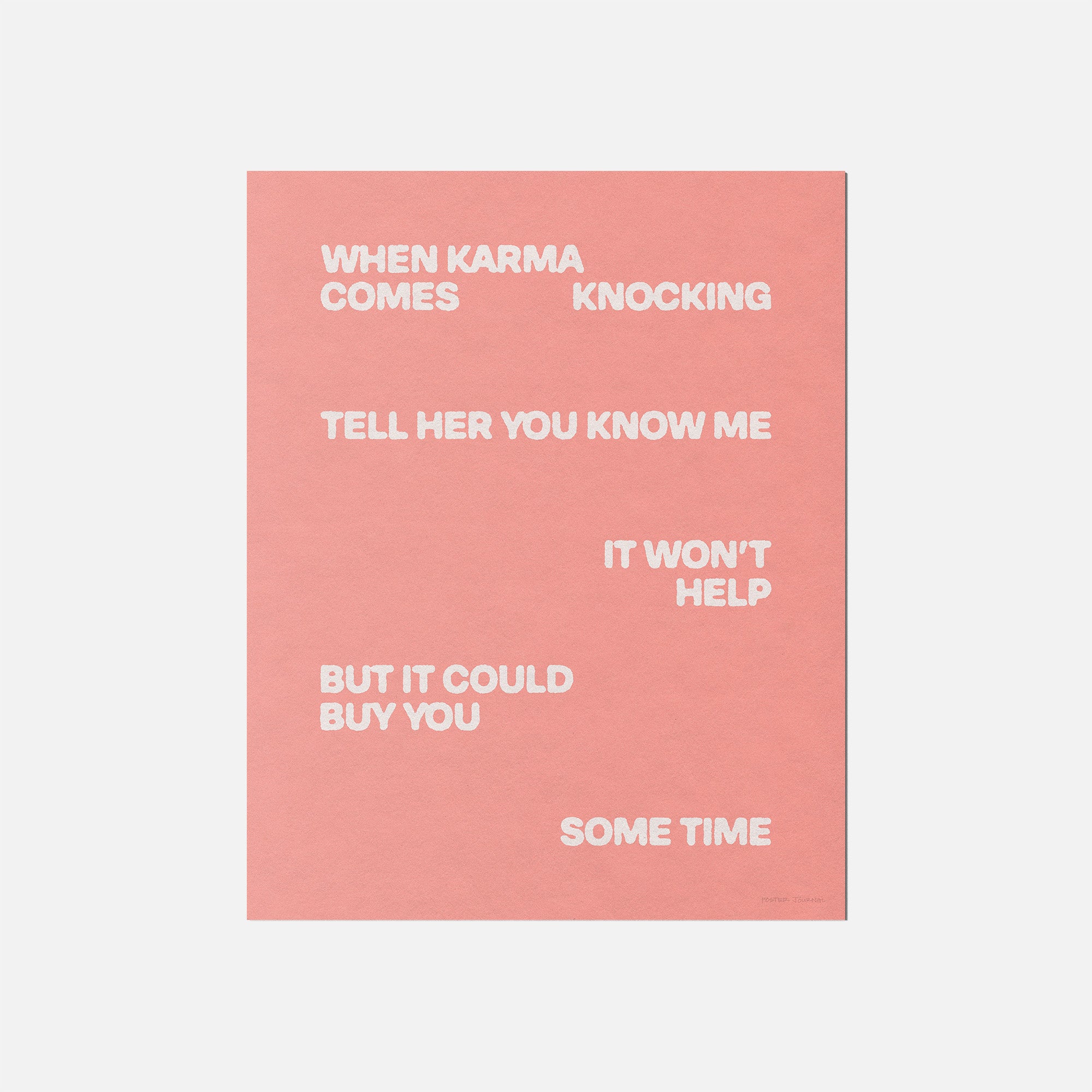 KNOCKING PRINT
