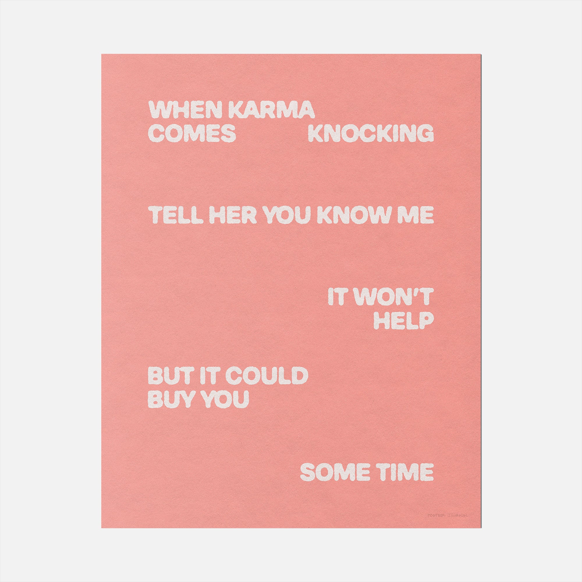 KNOCKING PRINT