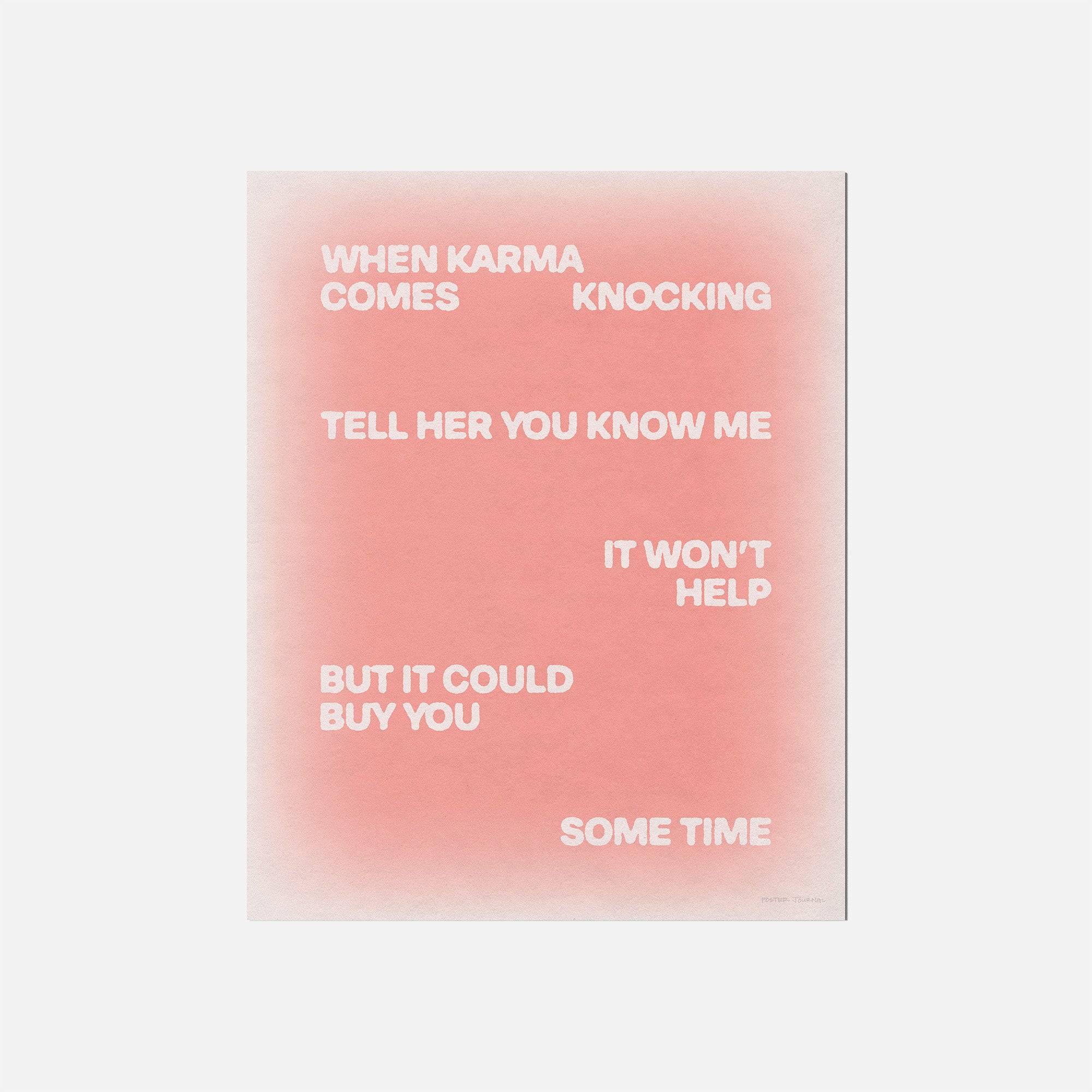 KNOCKING PRINT