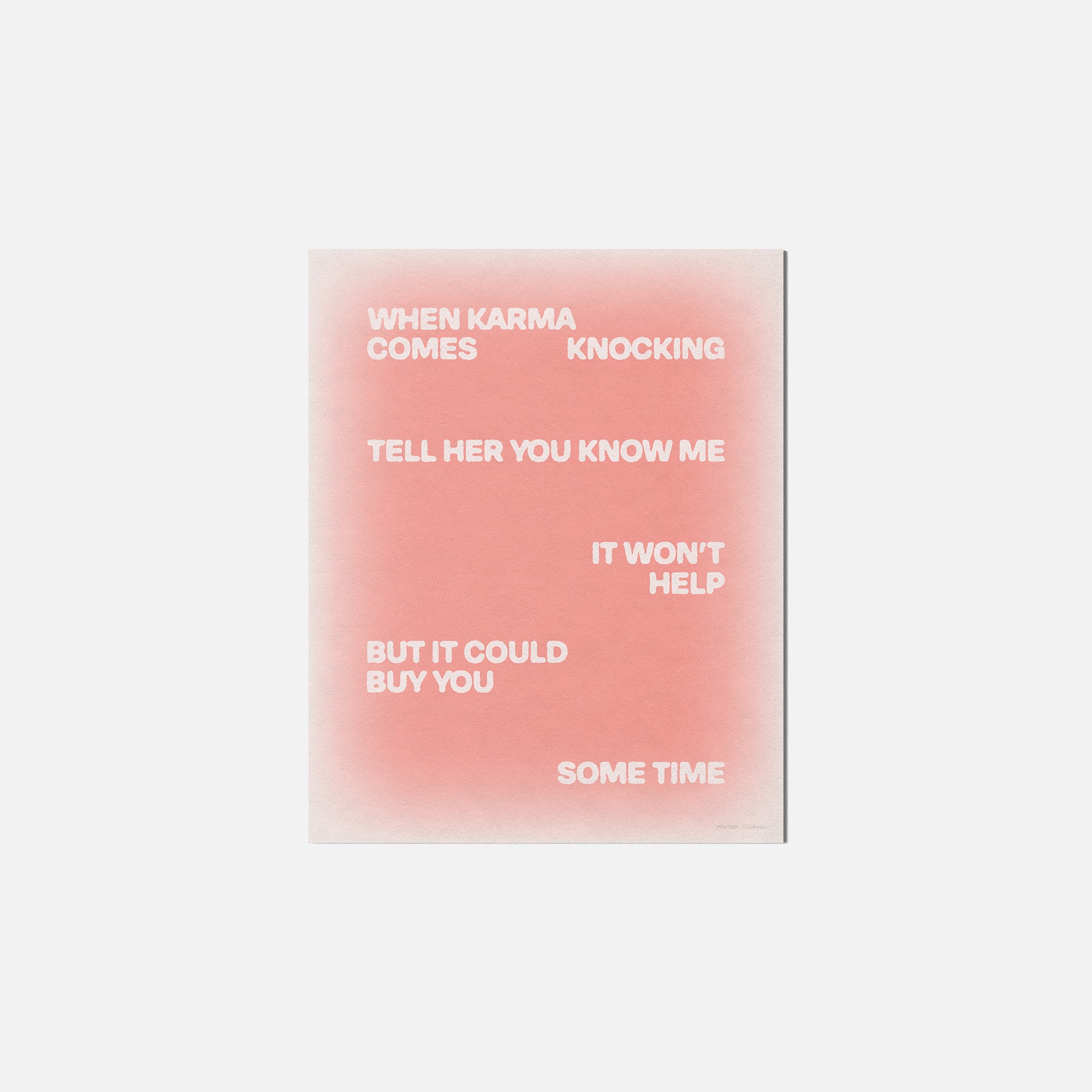 KNOCKING PRINT