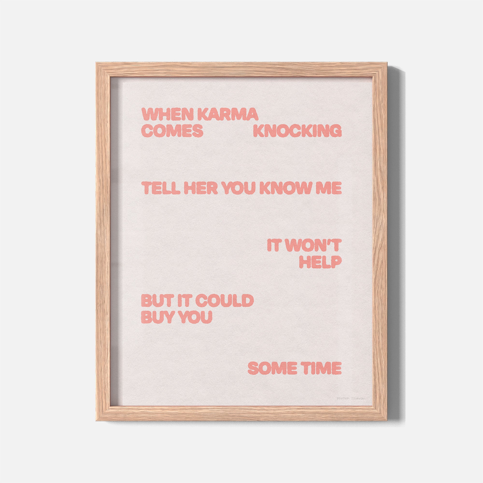 KNOCKING PRINT