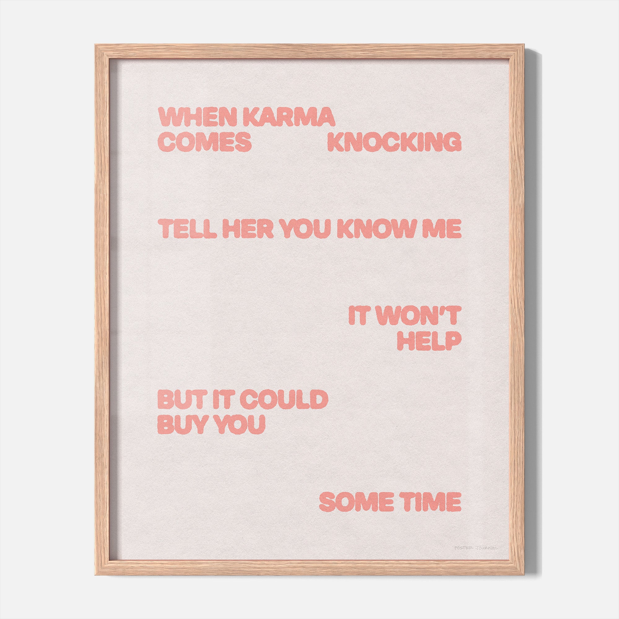 KNOCKING PRINT