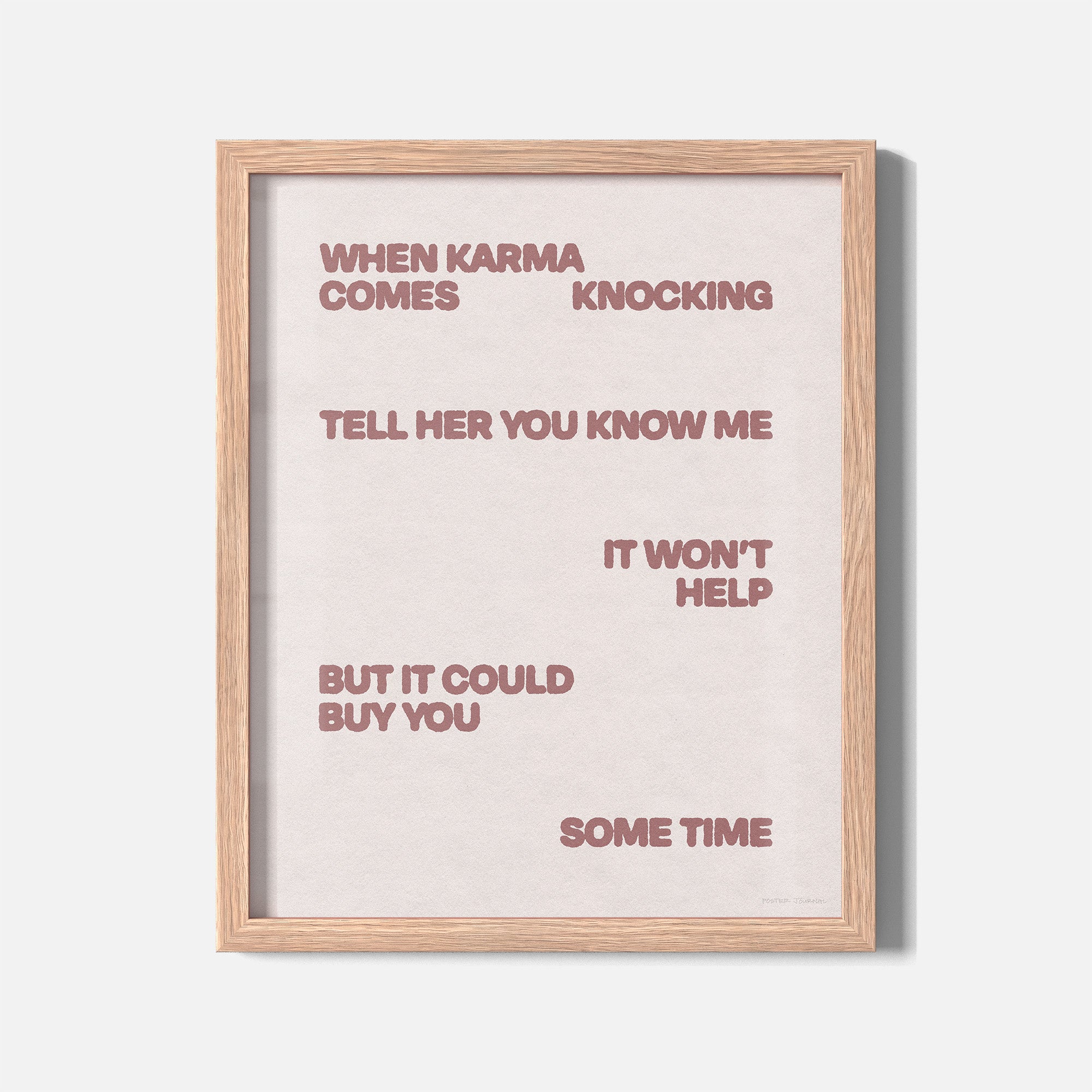 KNOCKING PRINT