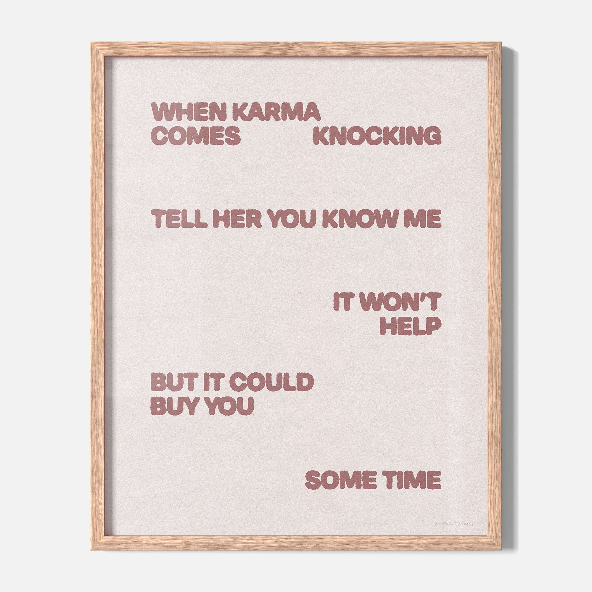 KNOCKING PRINT