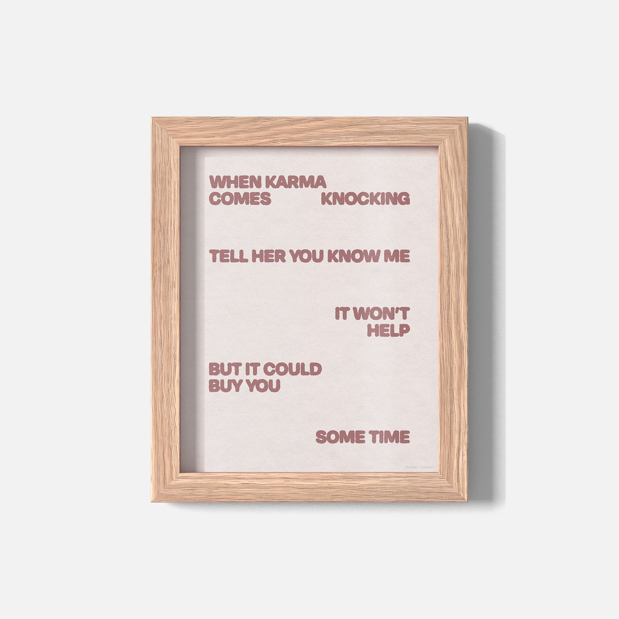 KNOCKING PRINT