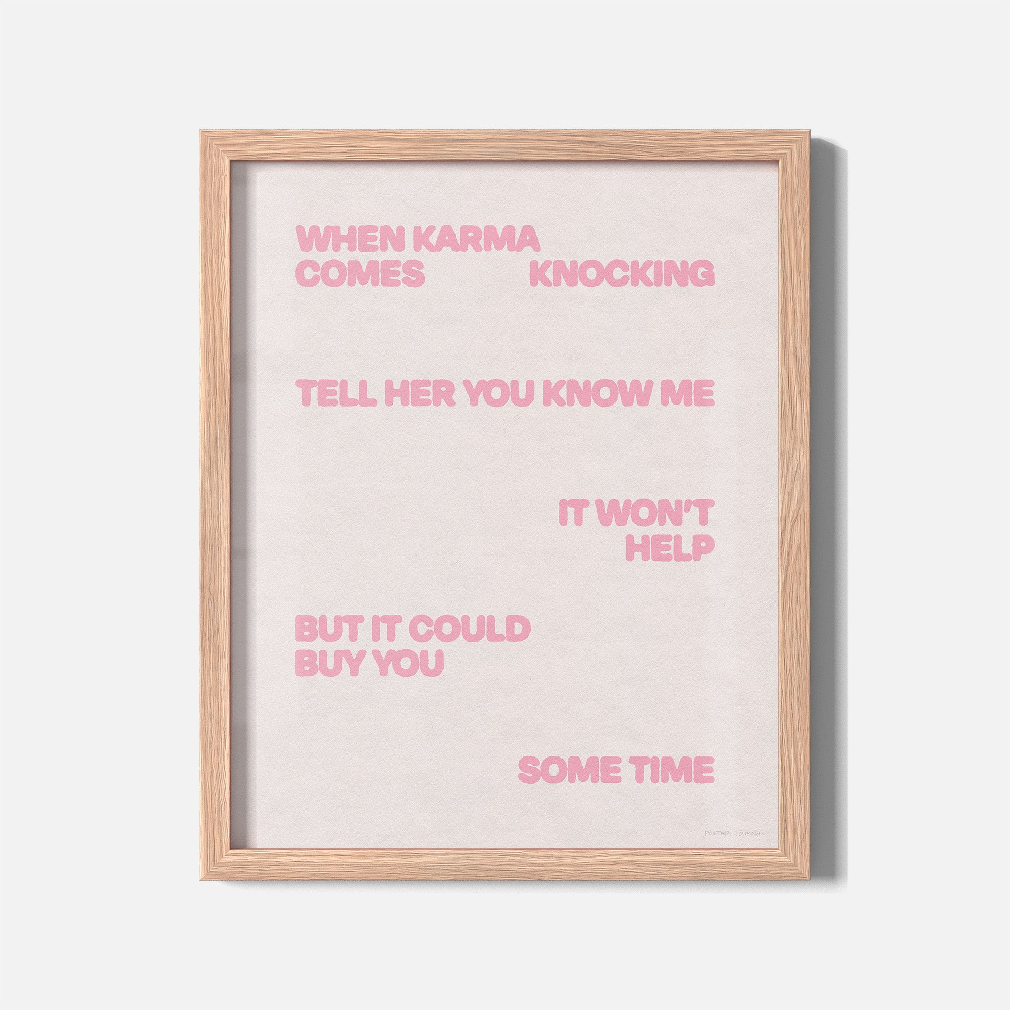 KNOCKING PRINT