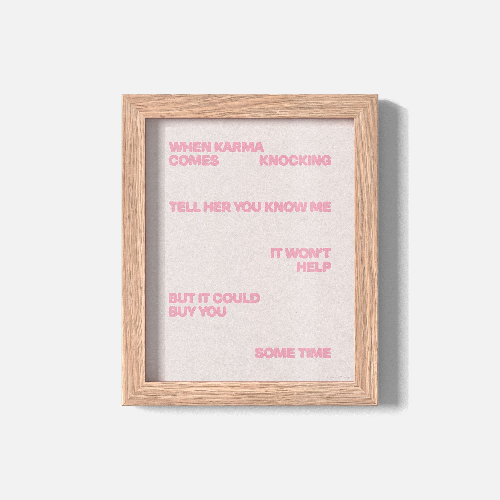 KNOCKING PRINT