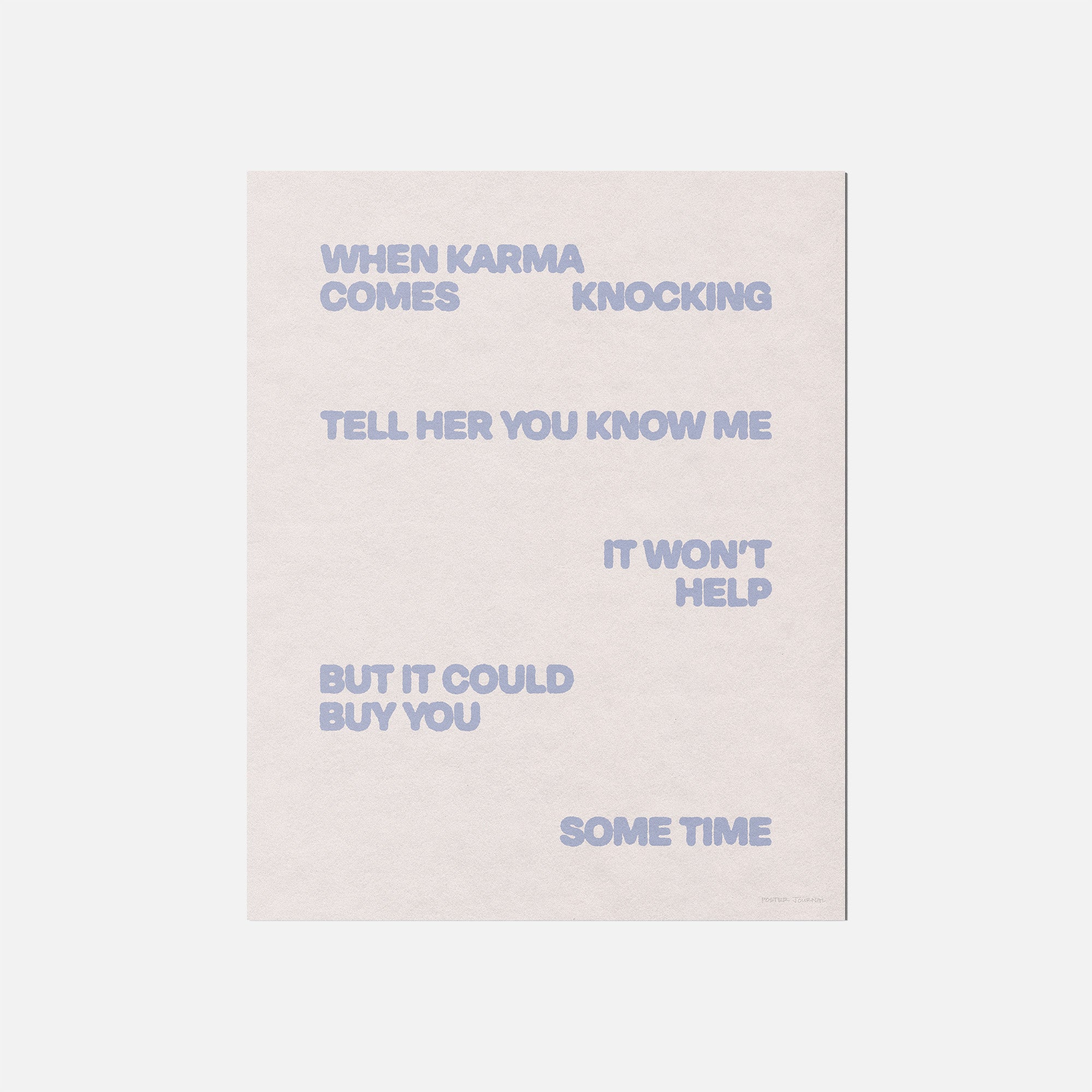 KNOCKING PRINT