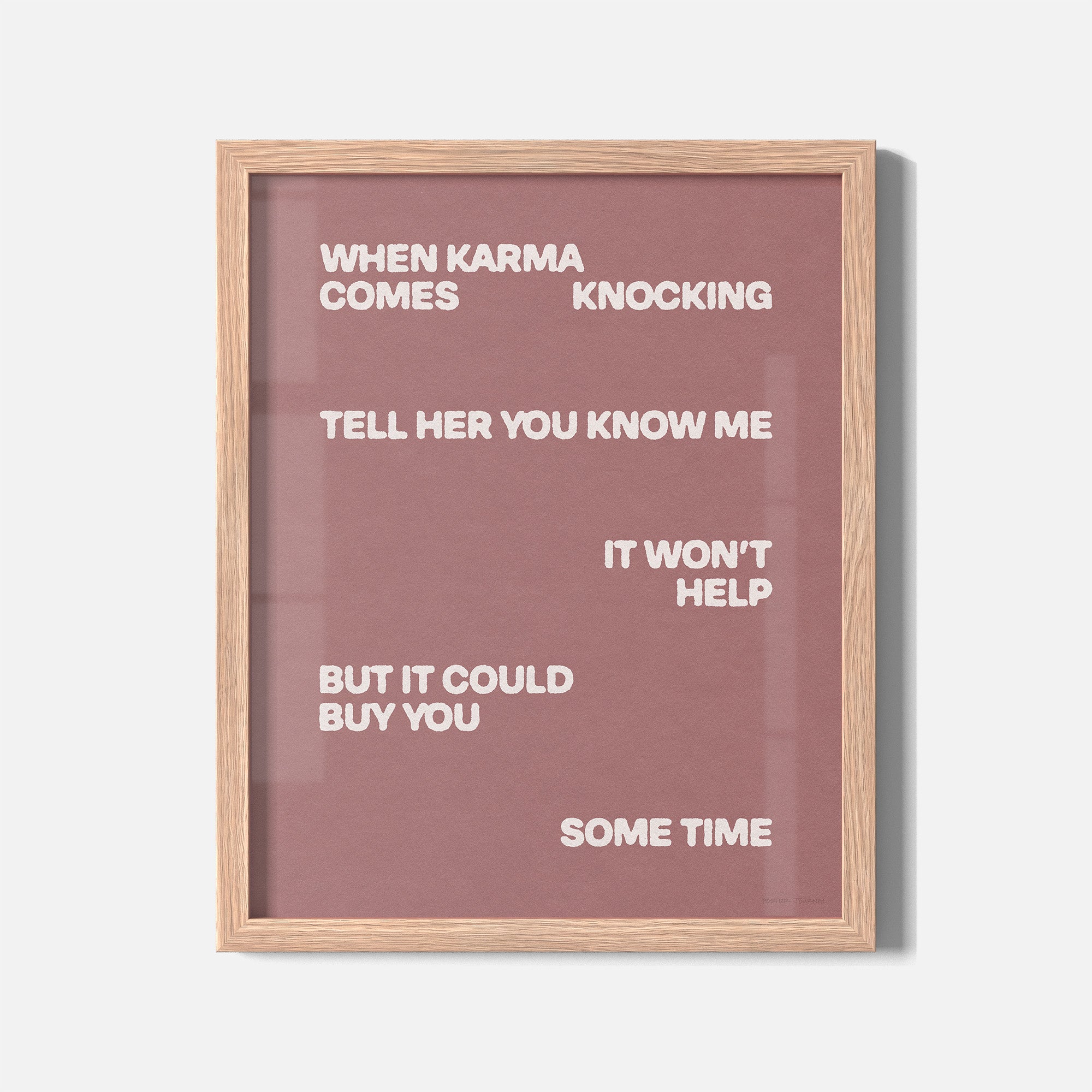 KNOCKING PRINT
