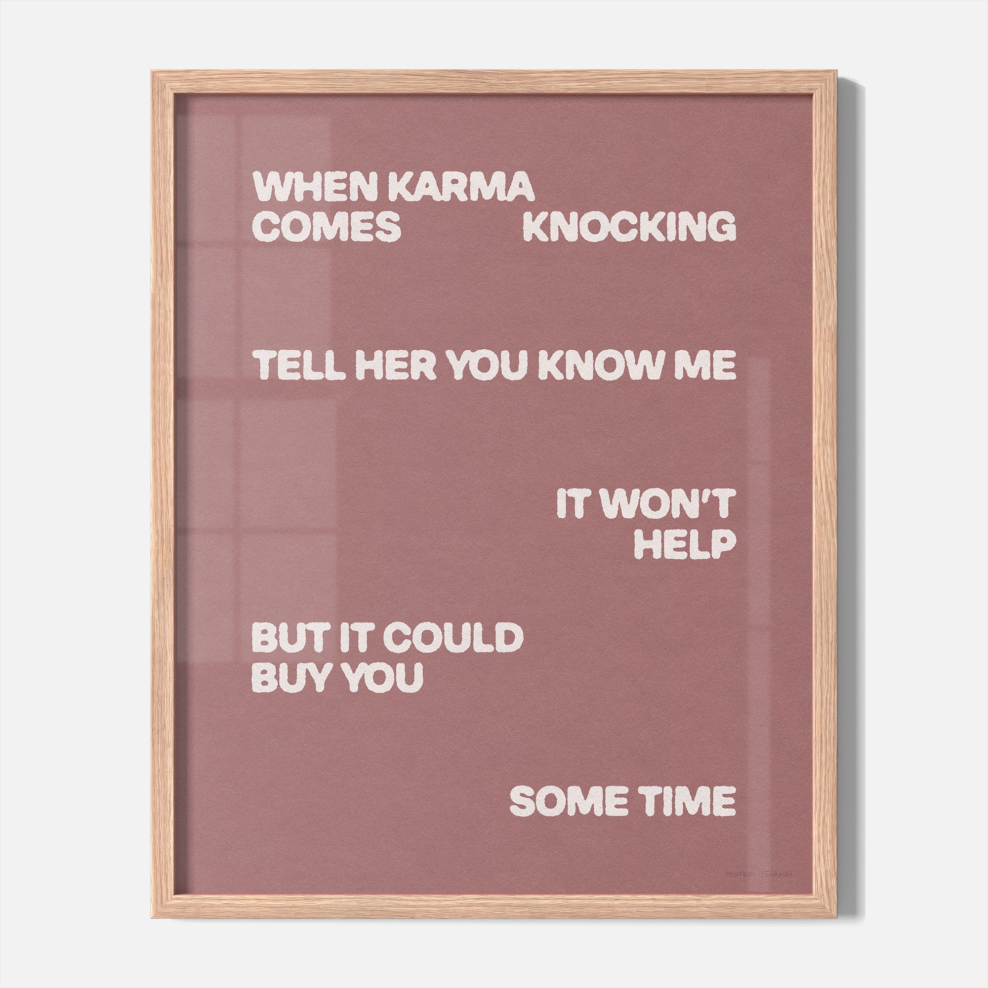 KNOCKING PRINT