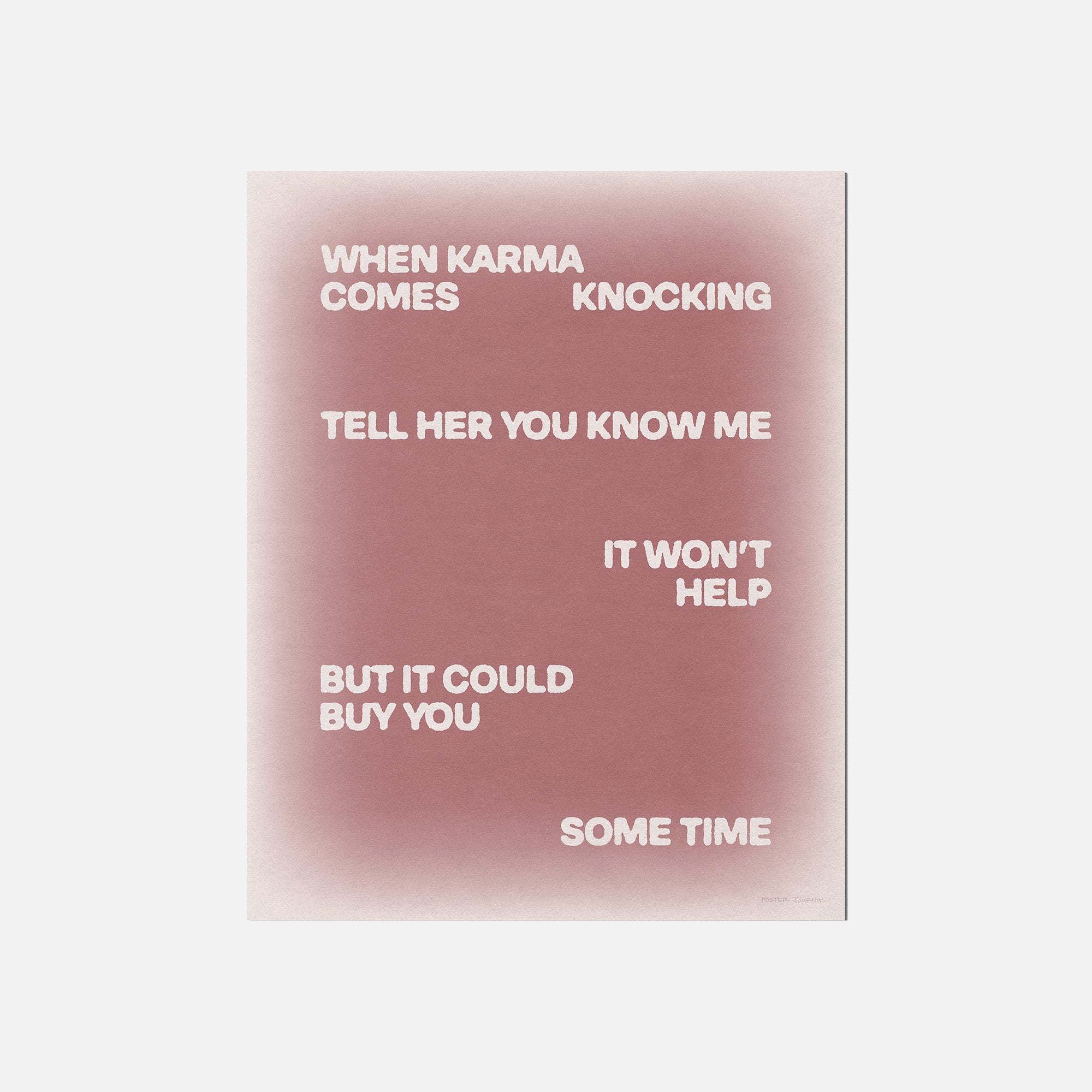 KNOCKING PRINT