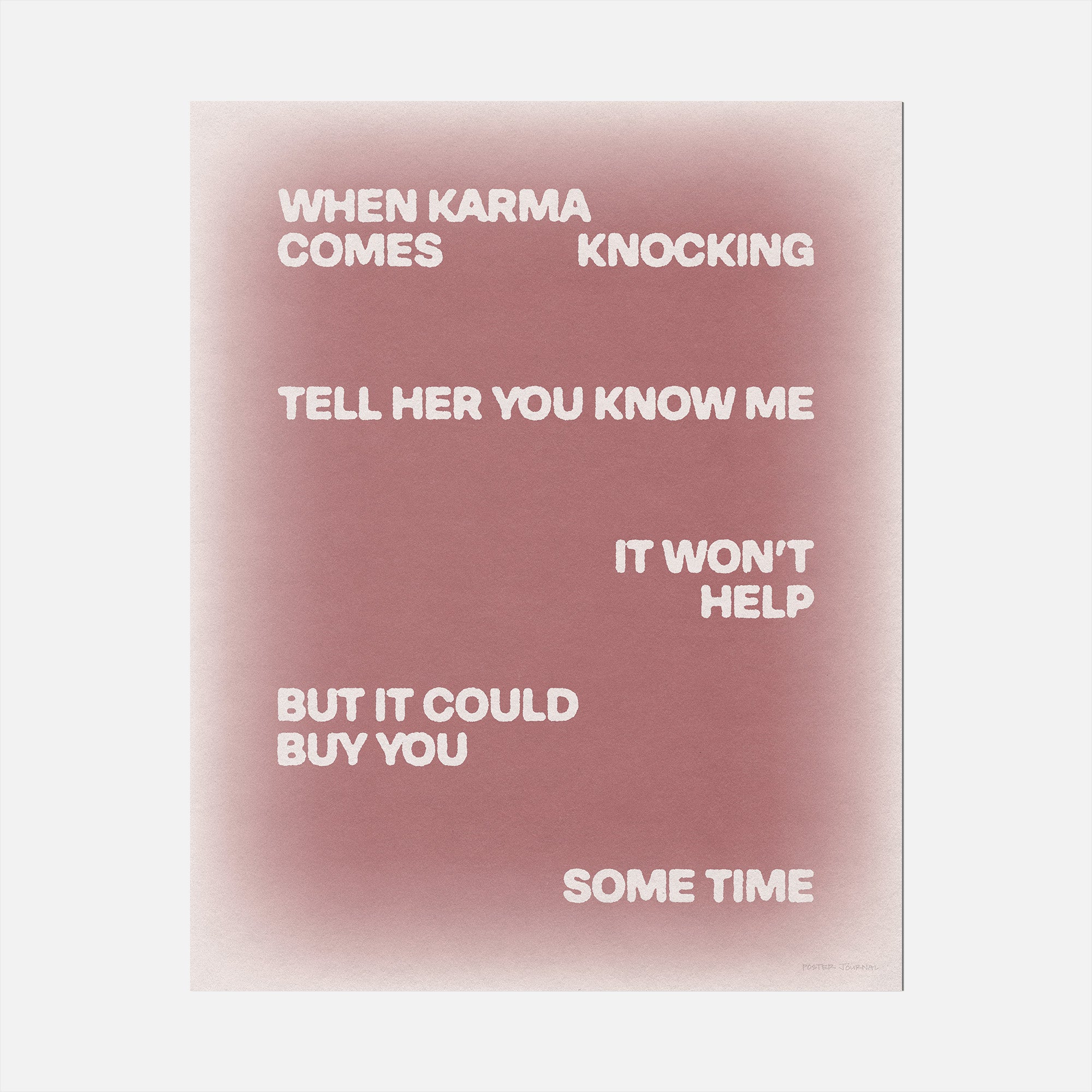 KNOCKING PRINT