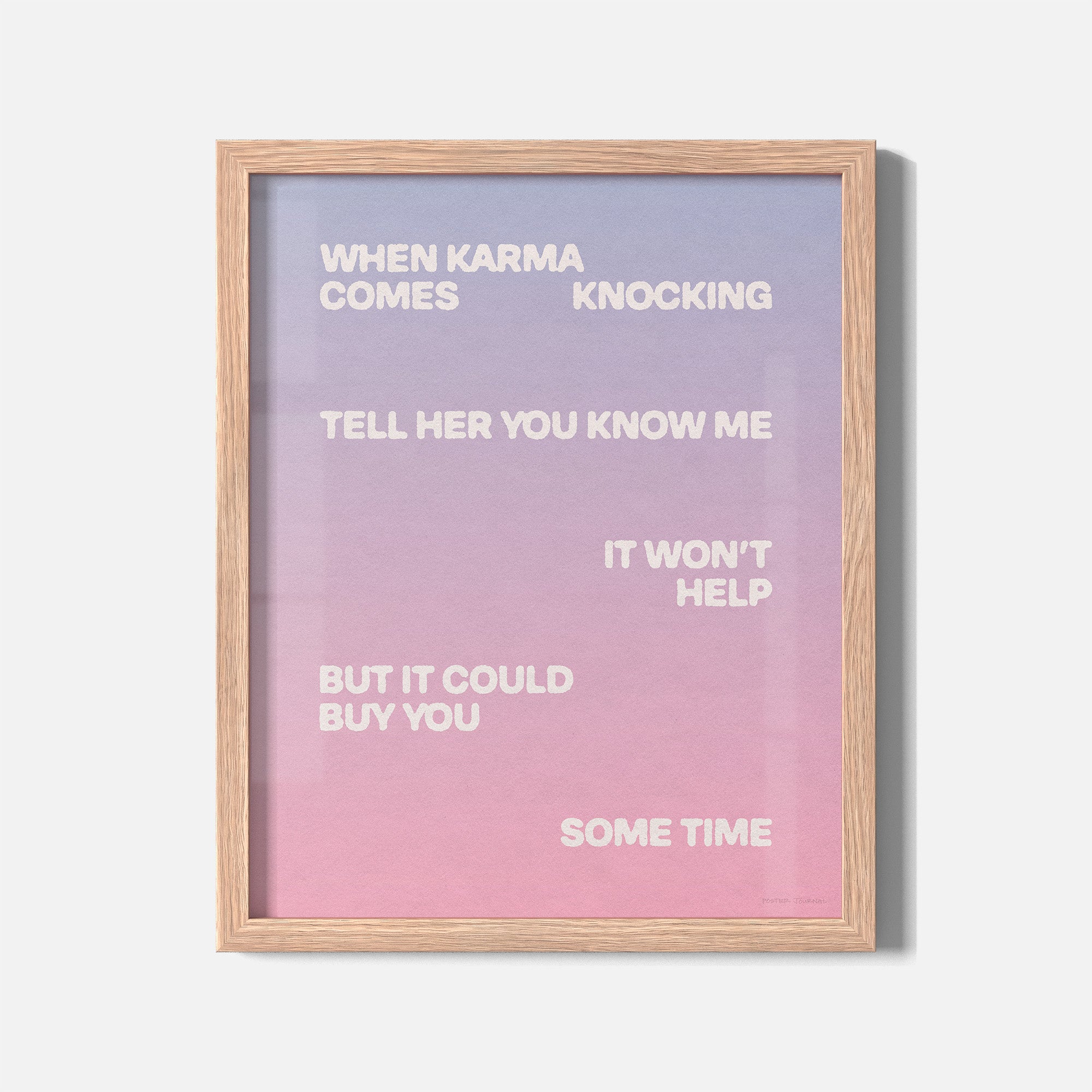 KNOCKING PRINT