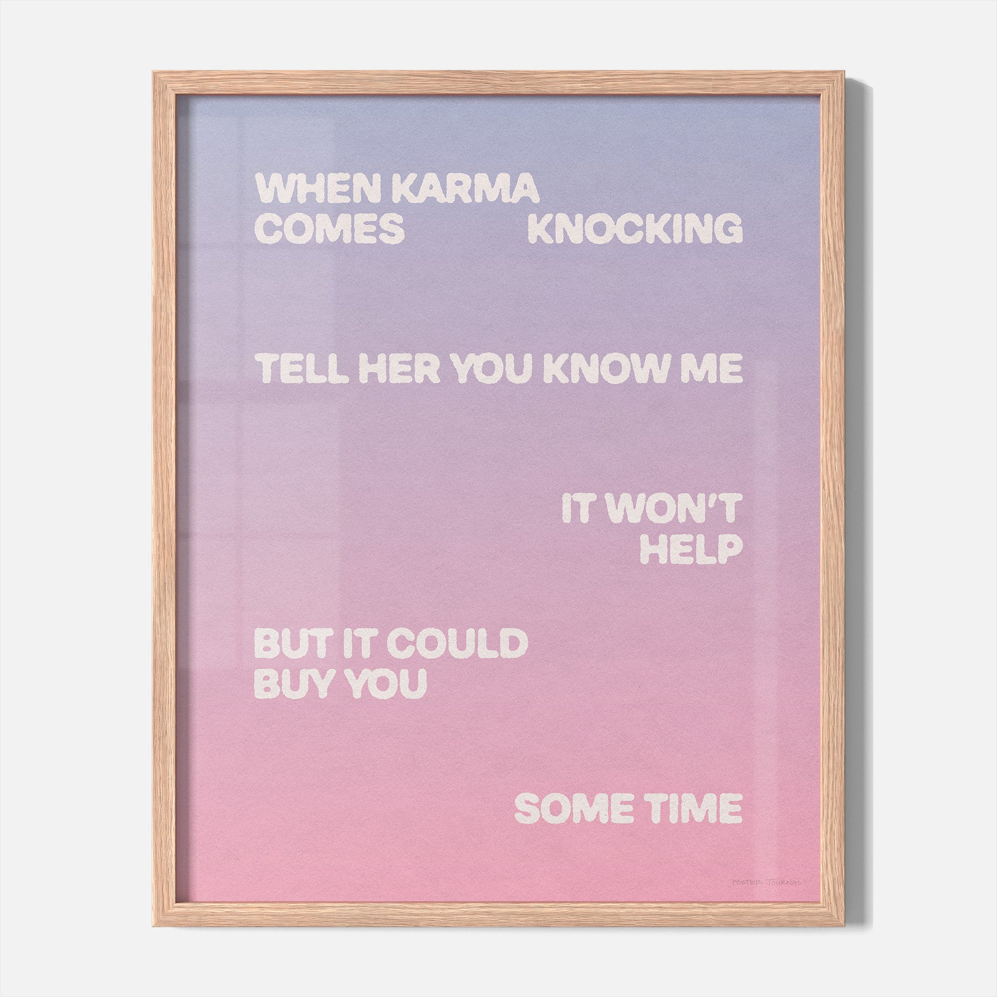 KNOCKING PRINT
