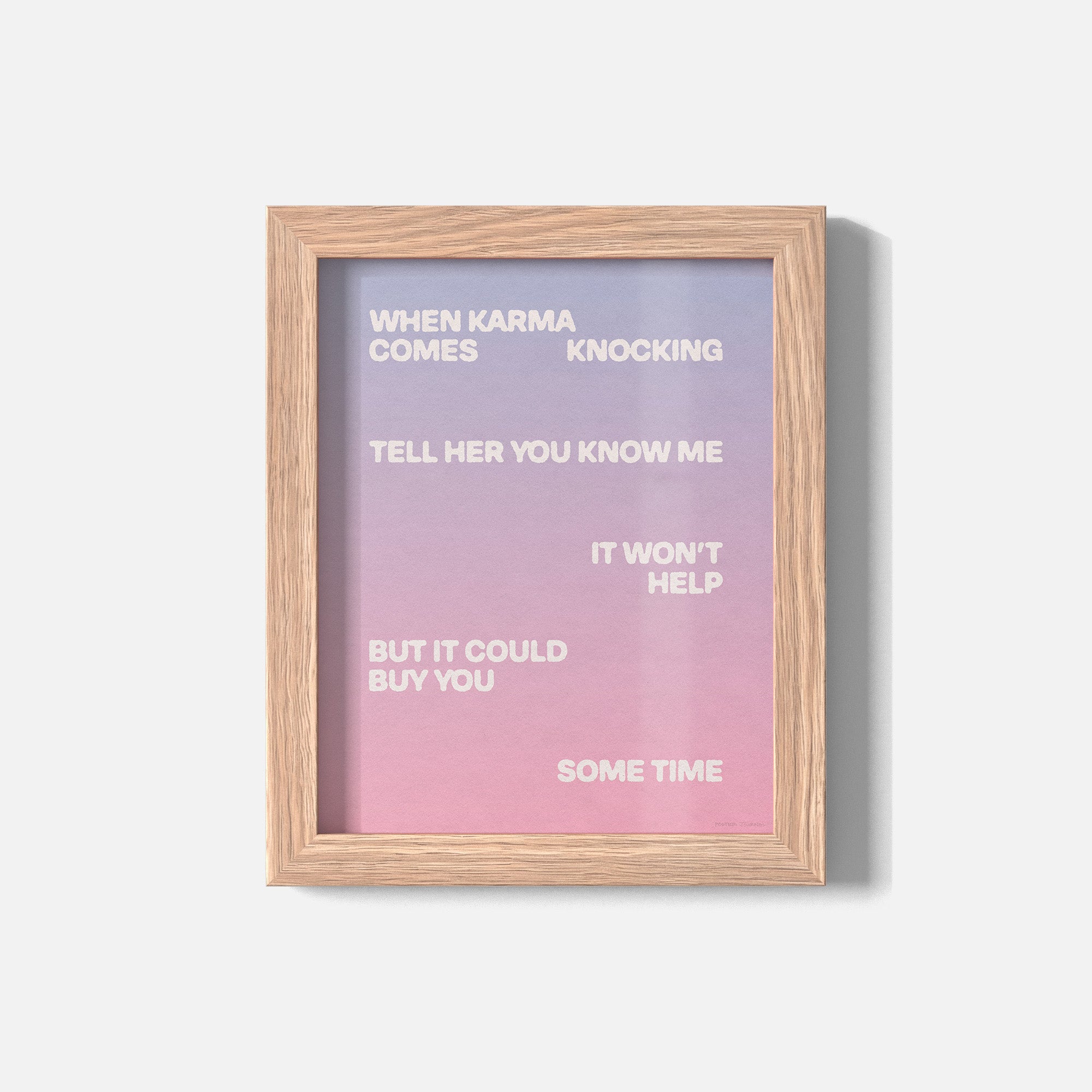 KNOCKING PRINT