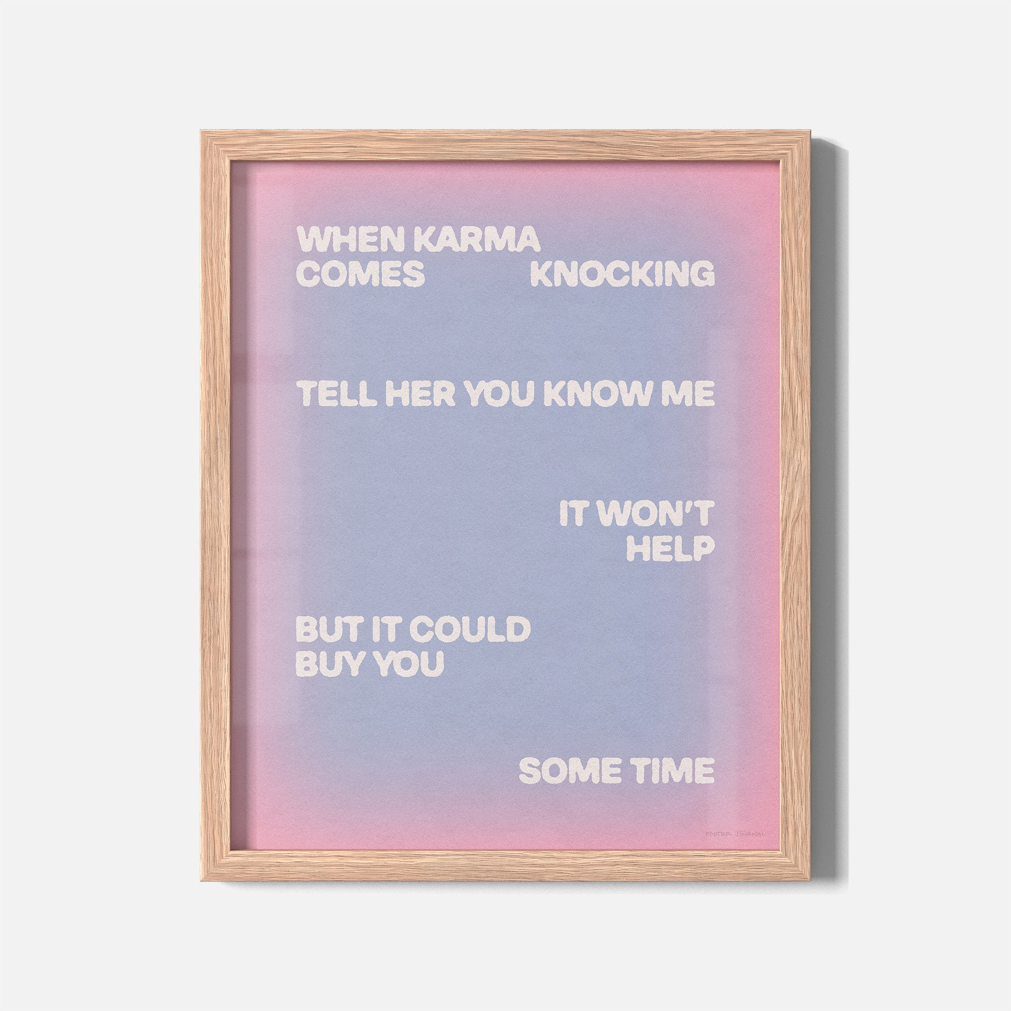 KNOCKING PRINT