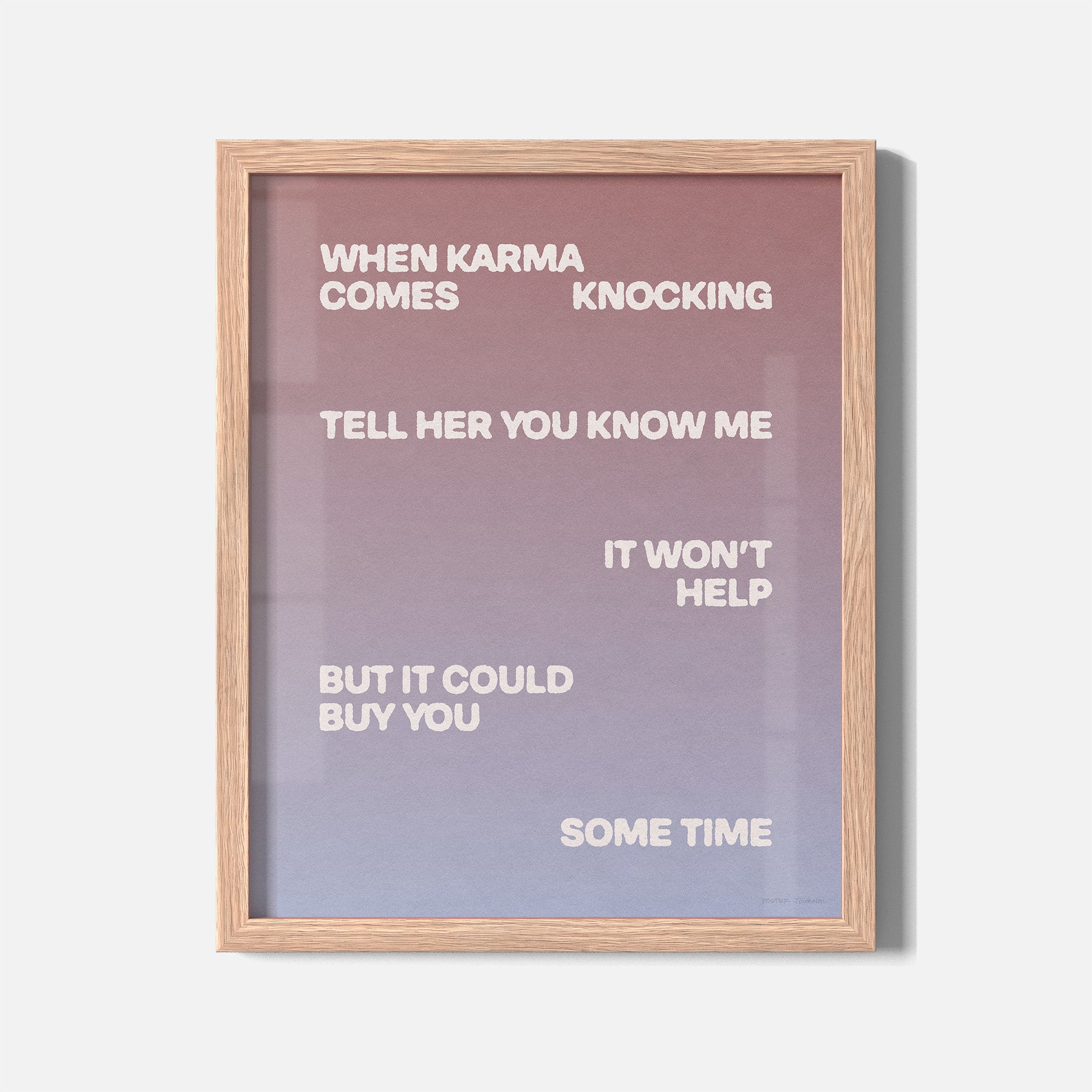KNOCKING PRINT