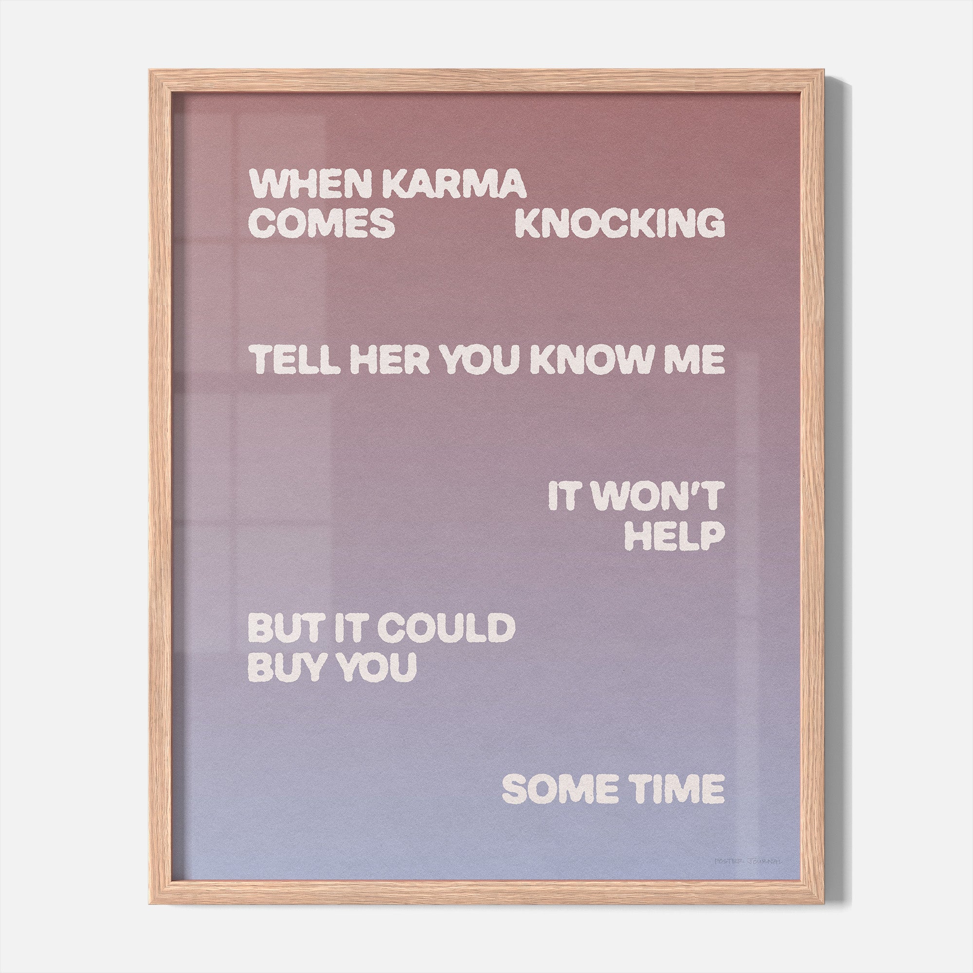 KNOCKING PRINT