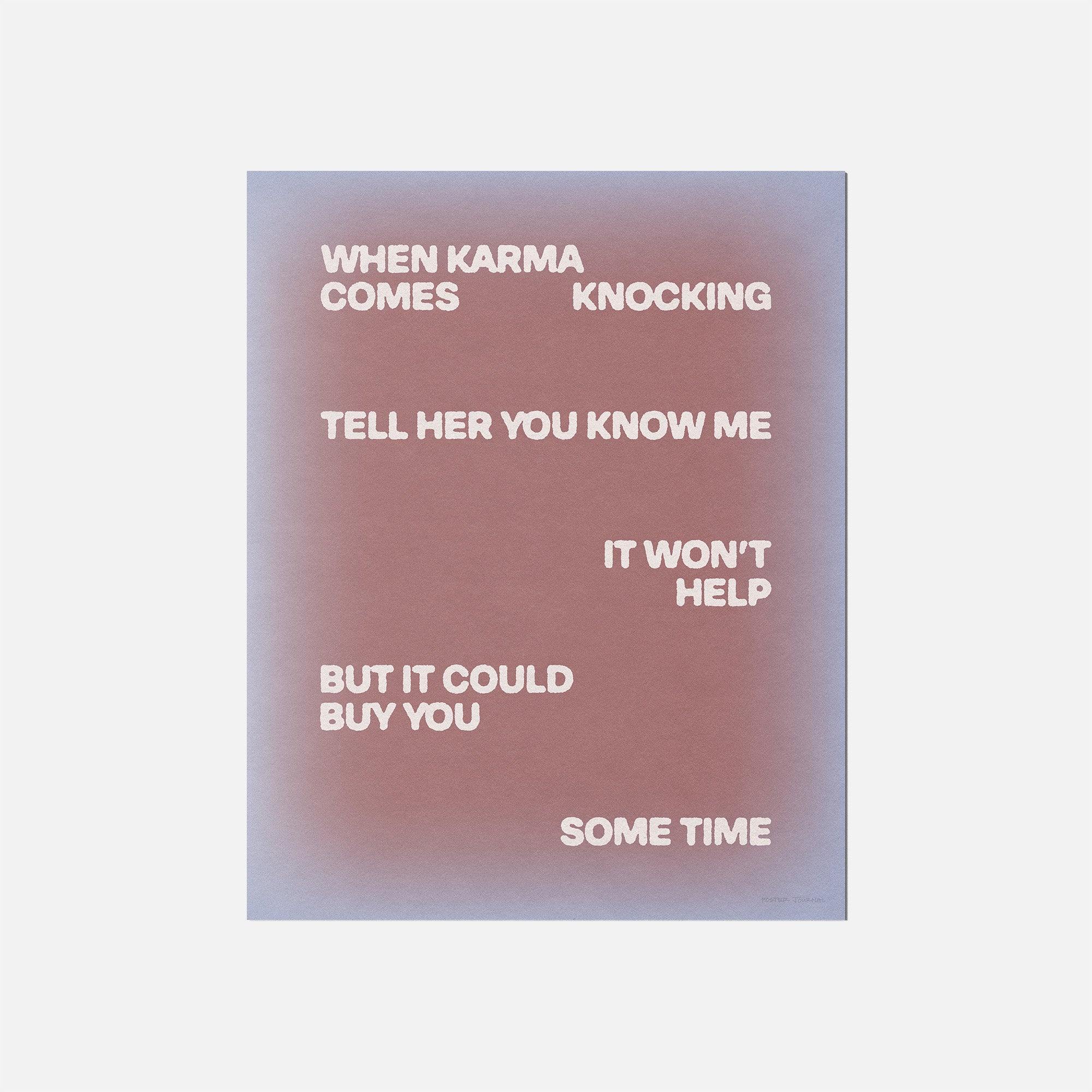 KNOCKING PRINT