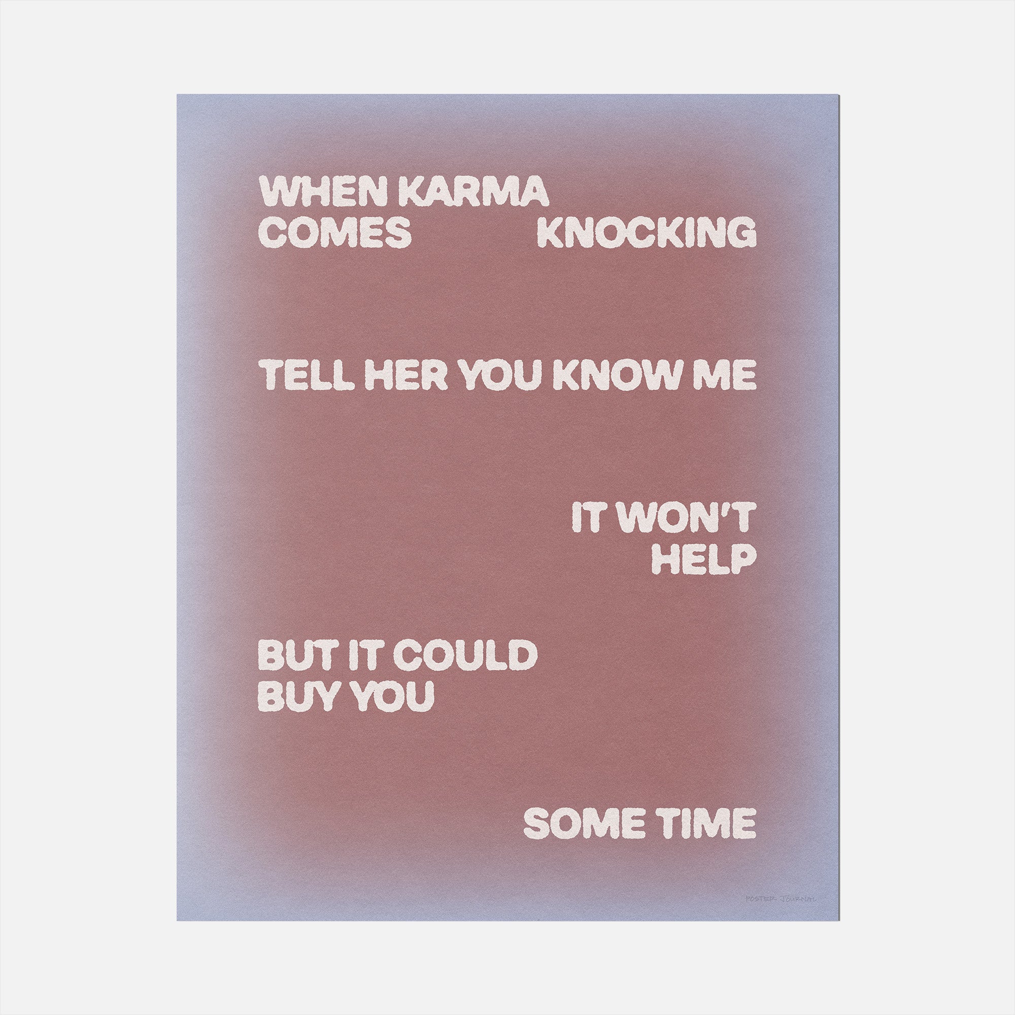 KNOCKING PRINT