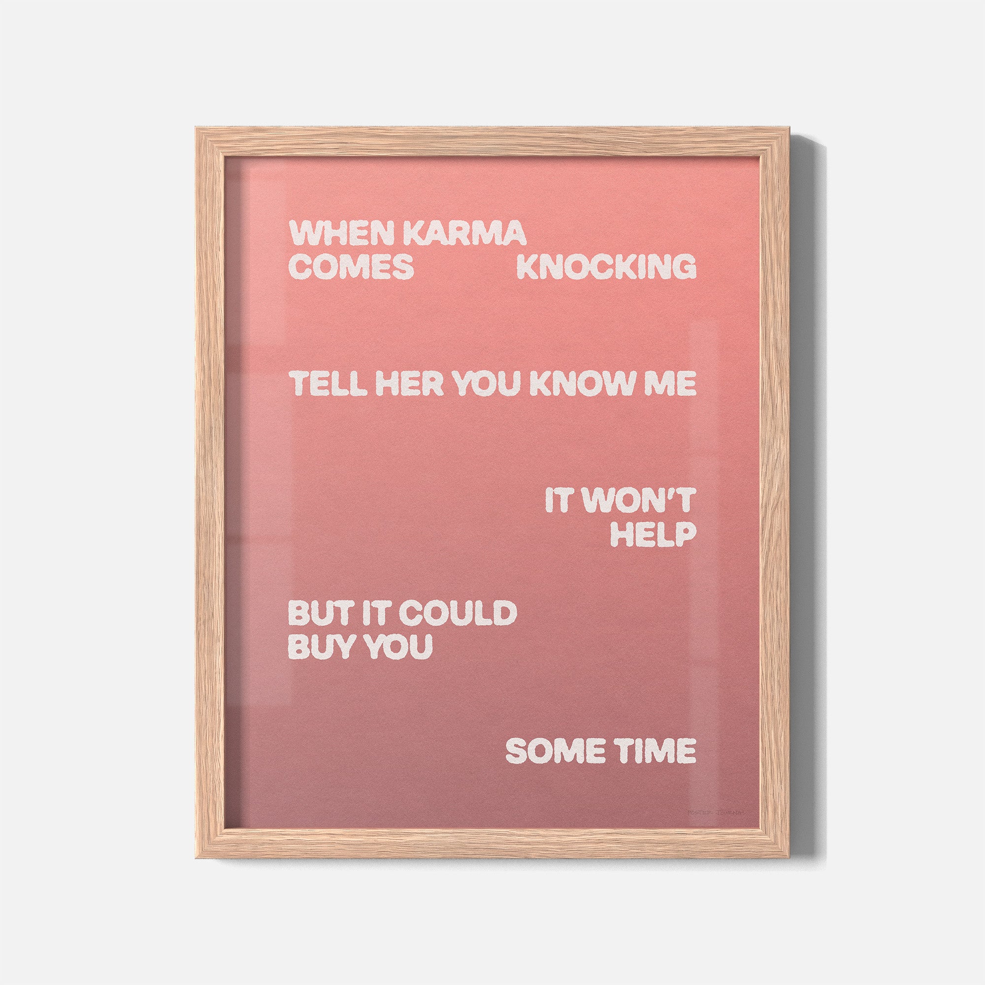 KNOCKING PRINT