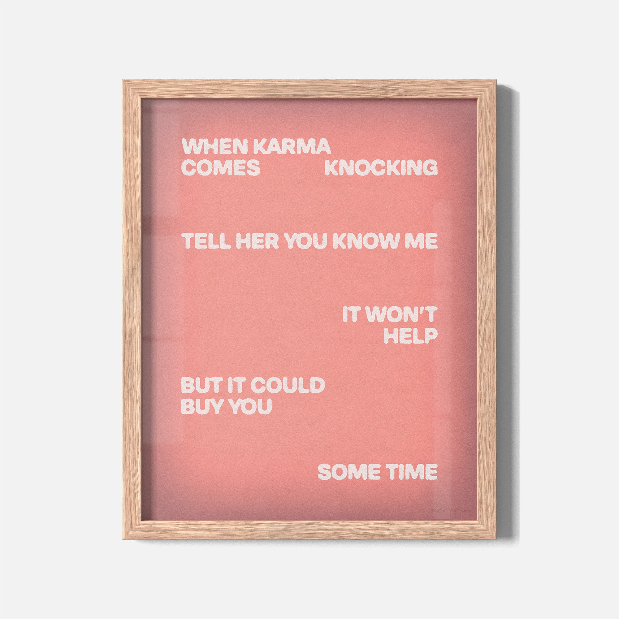 KNOCKING PRINT
