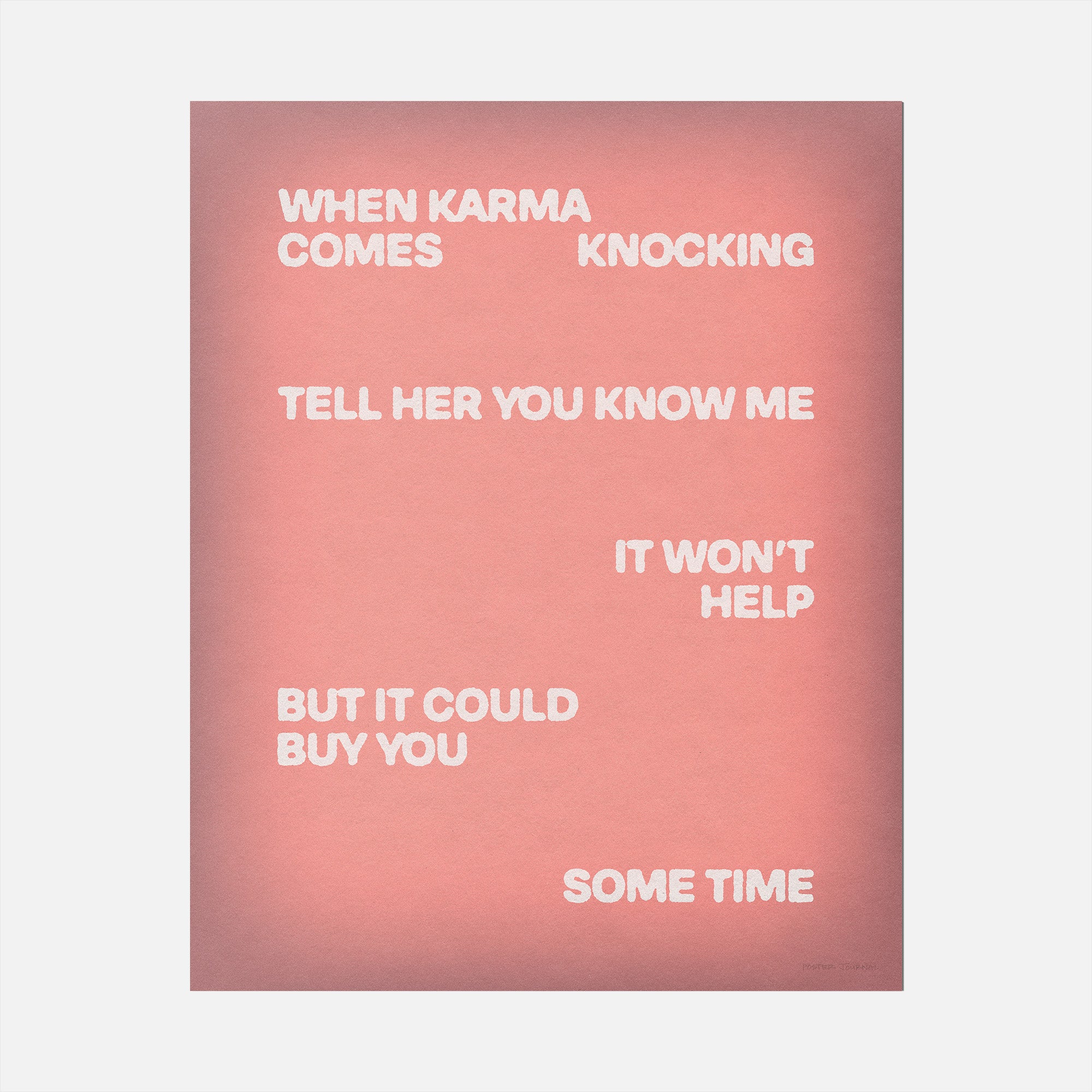 KNOCKING PRINT