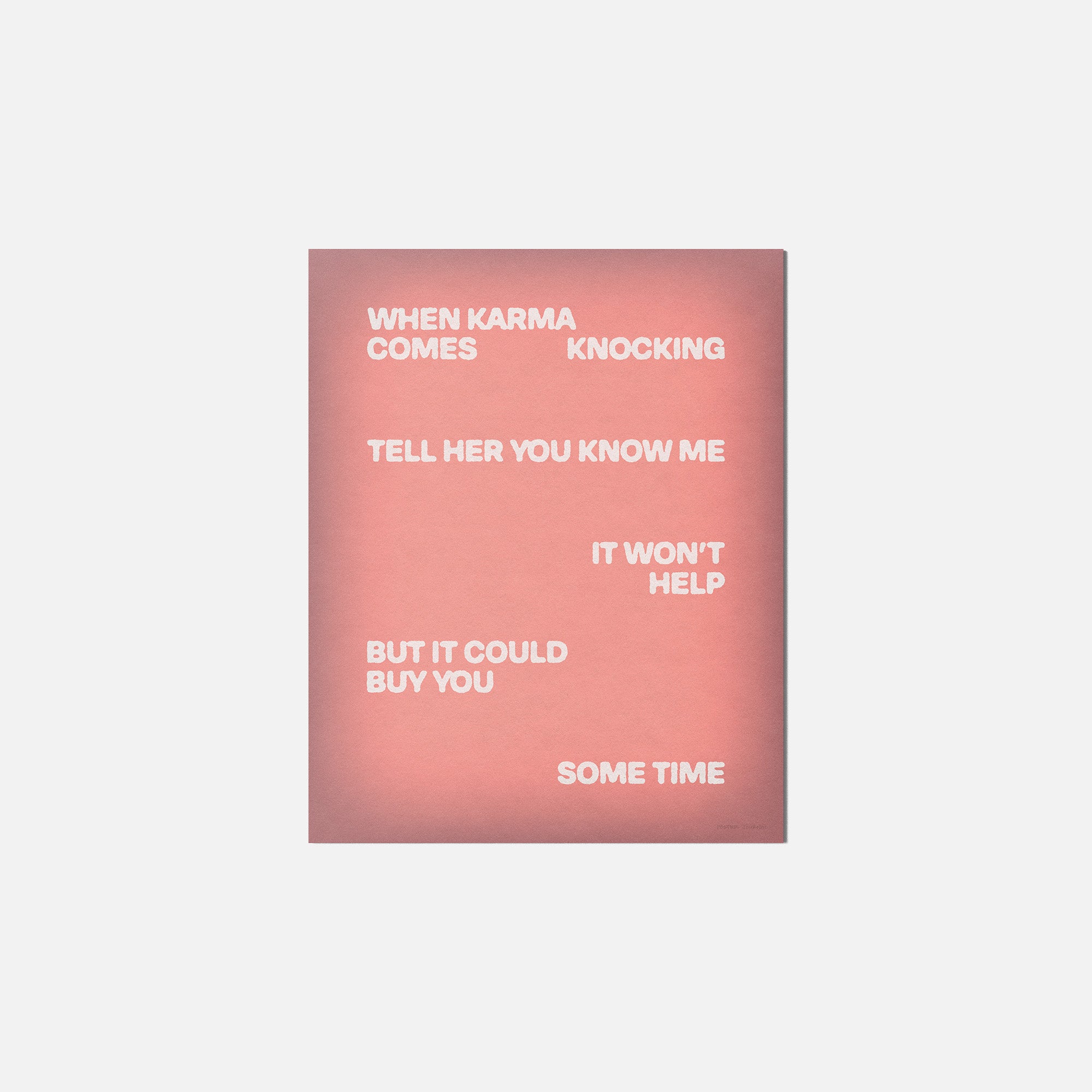 KNOCKING PRINT