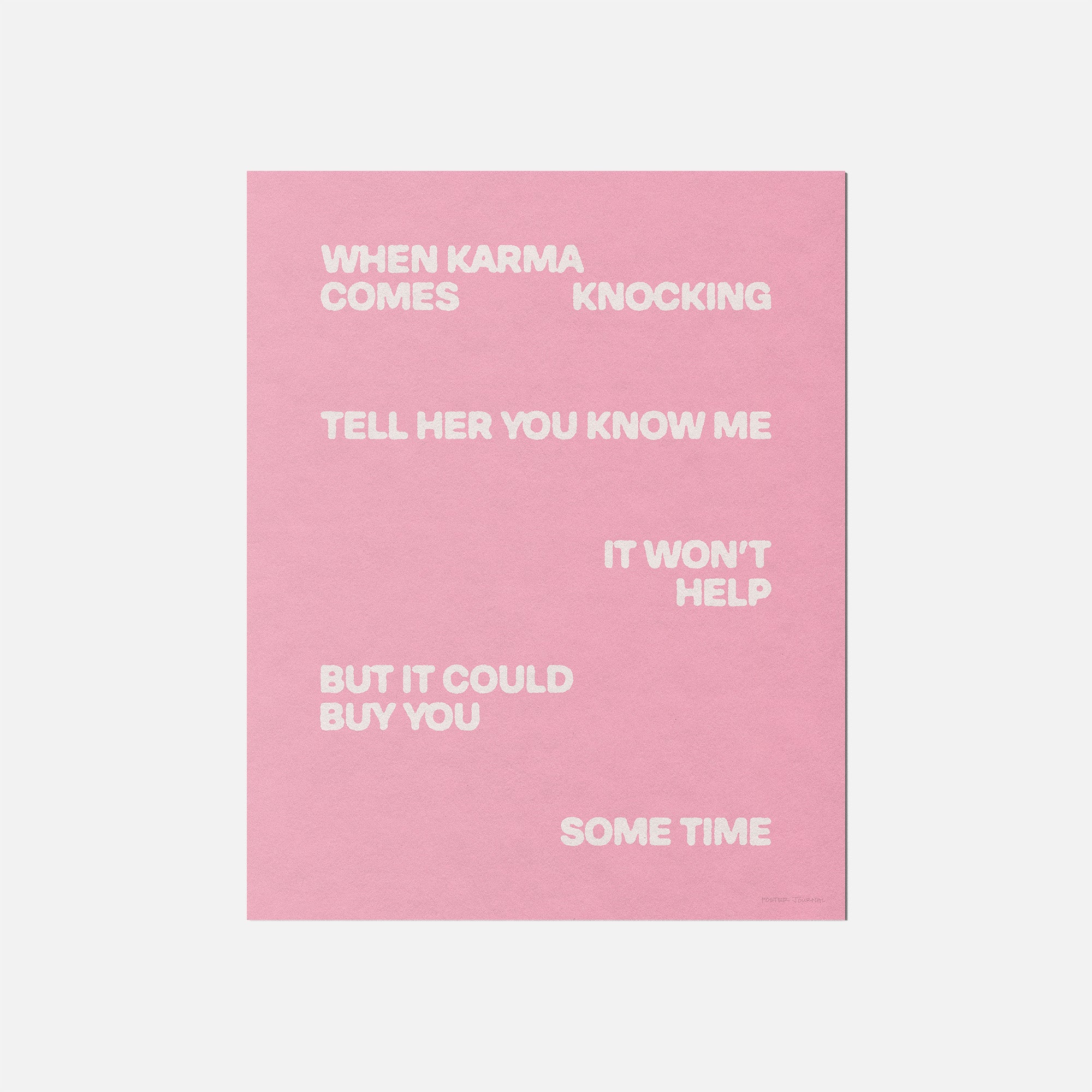 KNOCKING PRINT
