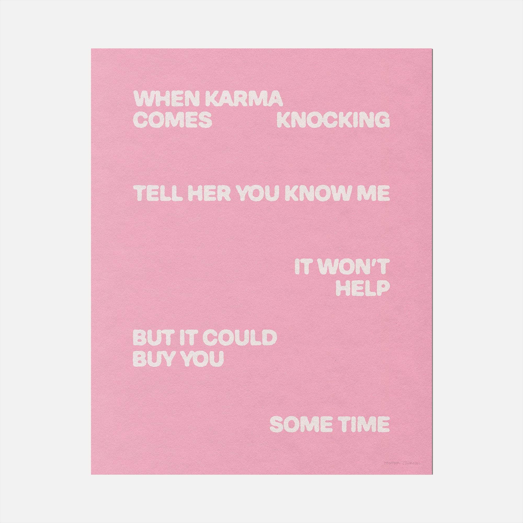 KNOCKING PRINT