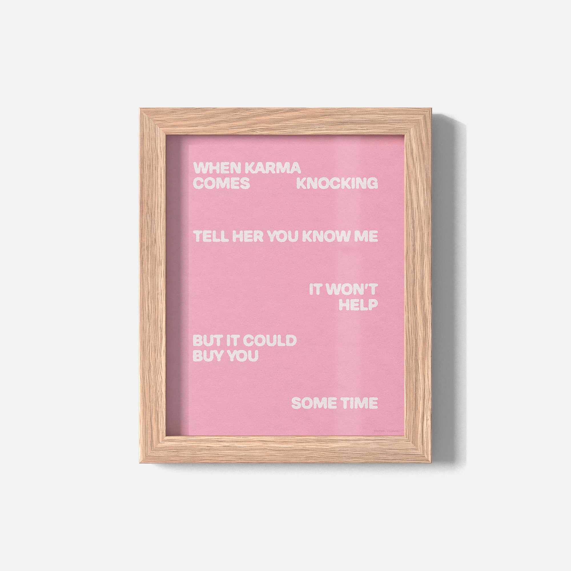 KNOCKING PRINT