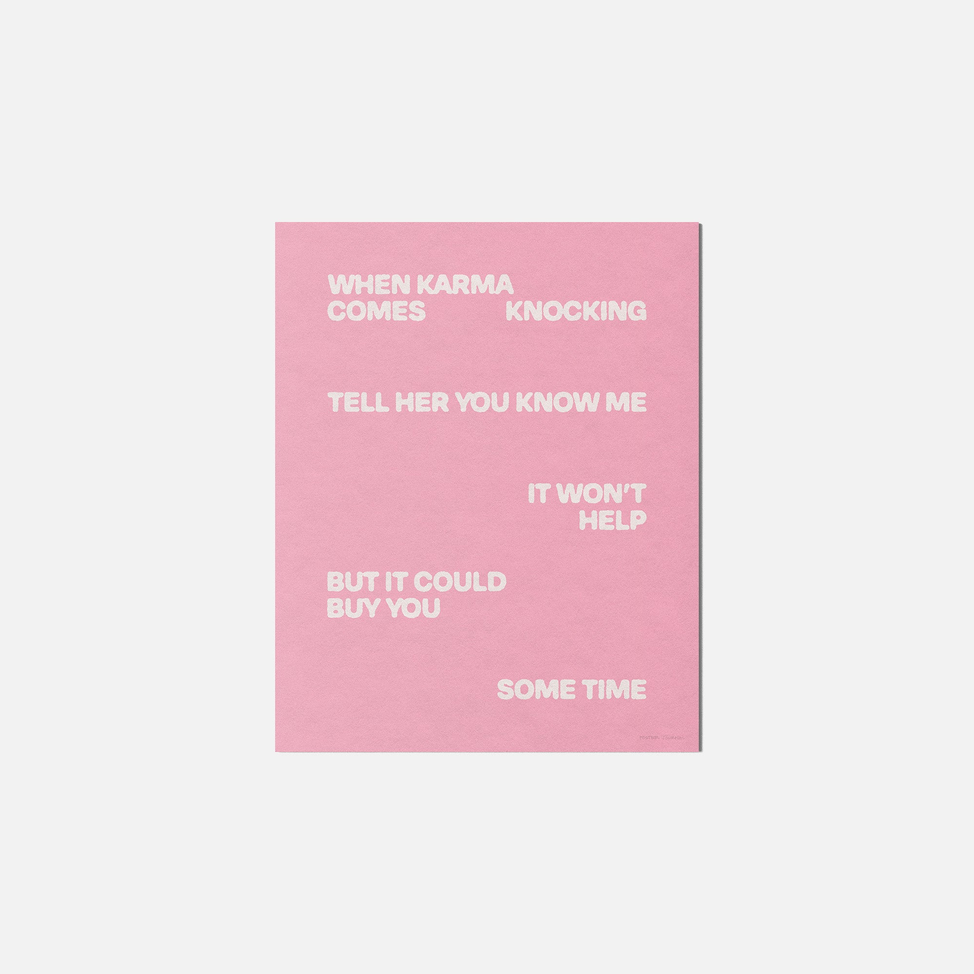 KNOCKING PRINT