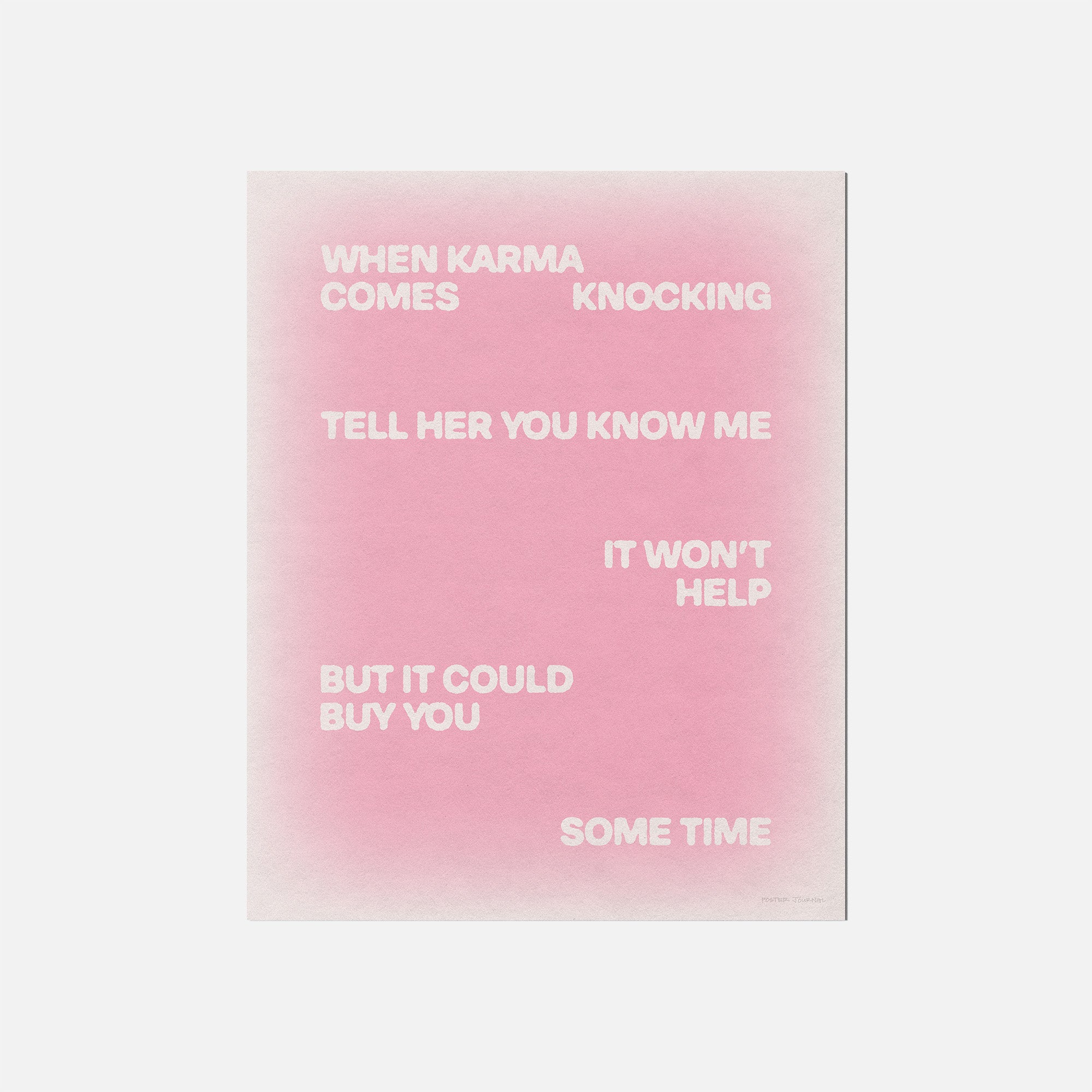 KNOCKING PRINT