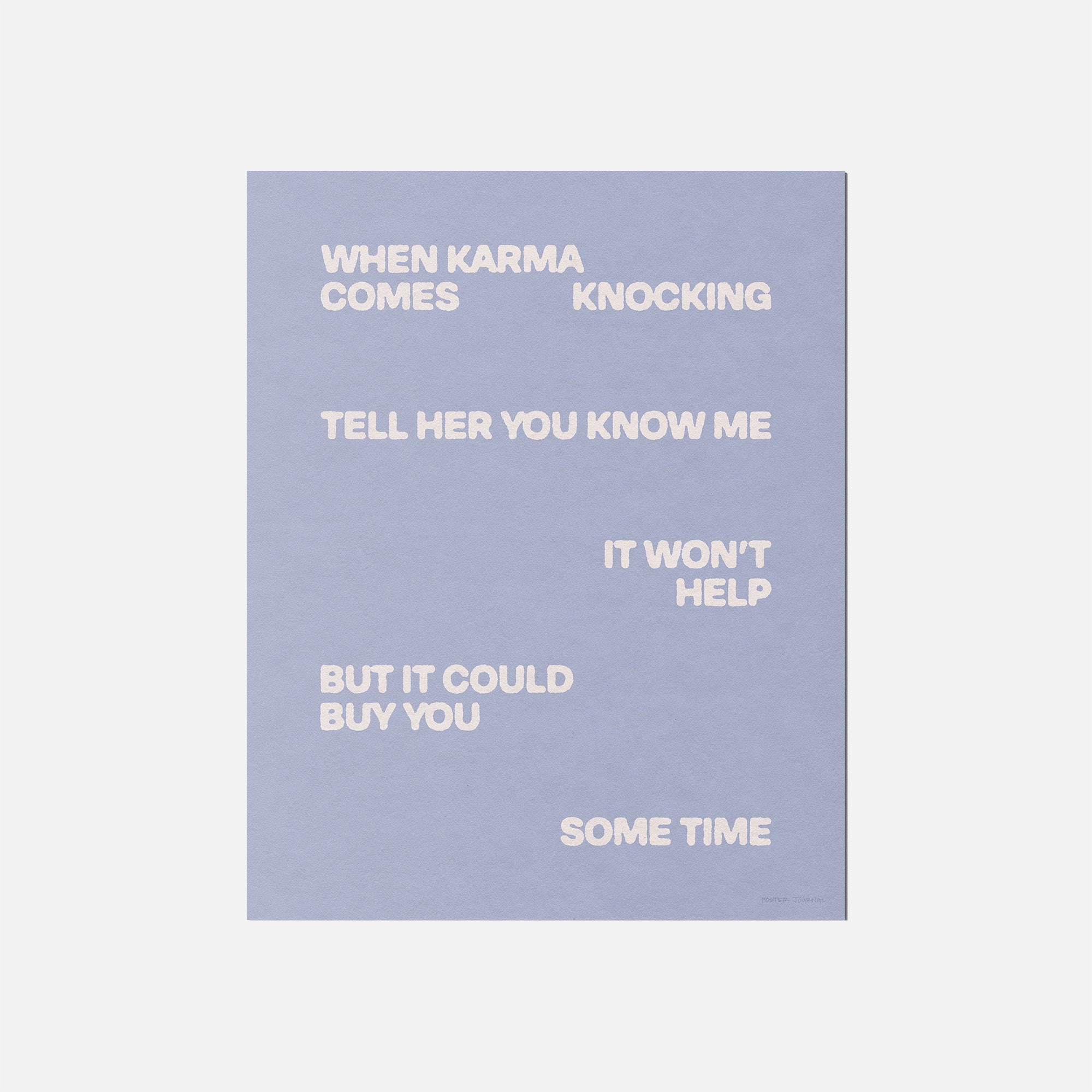 KNOCKING PRINT