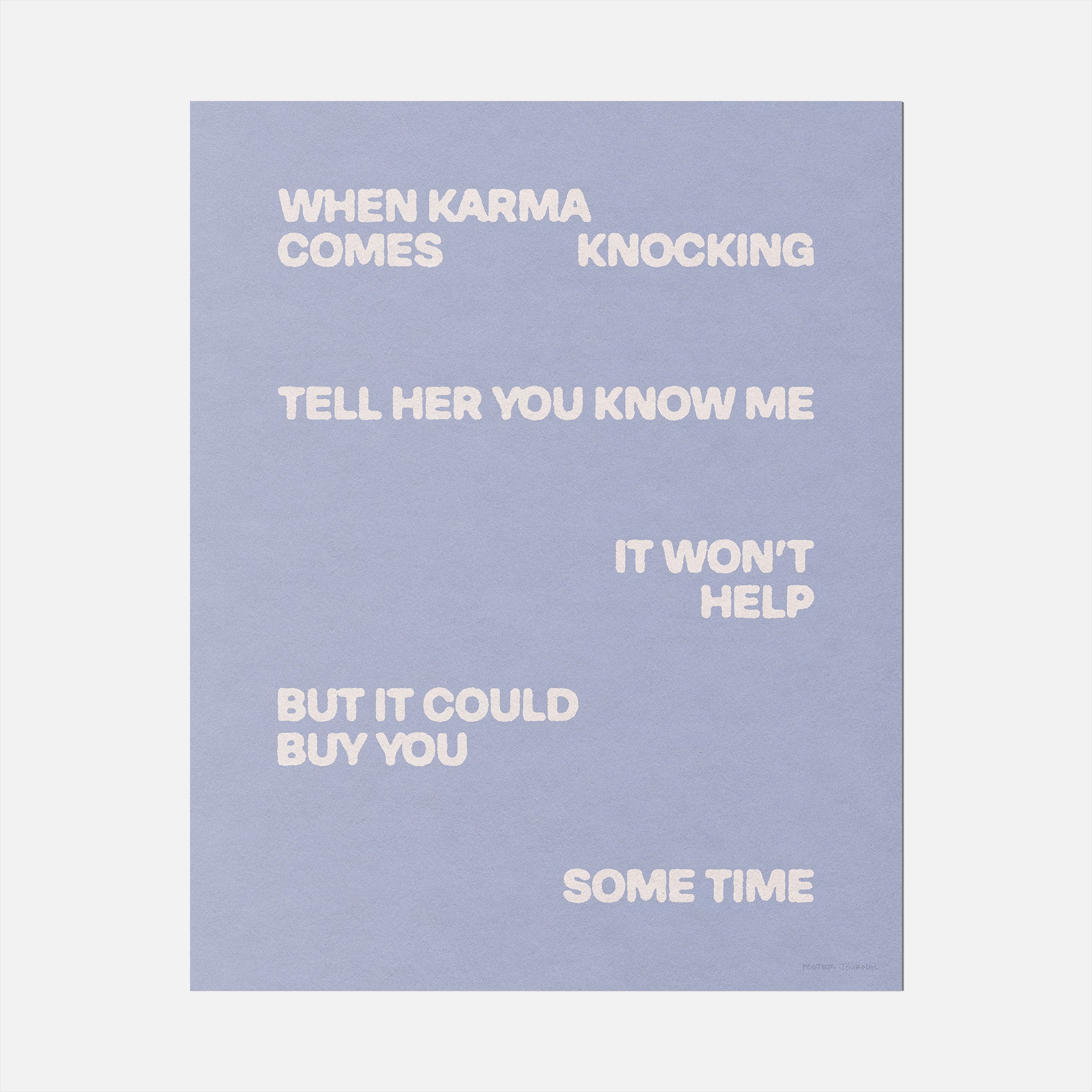 KNOCKING PRINT