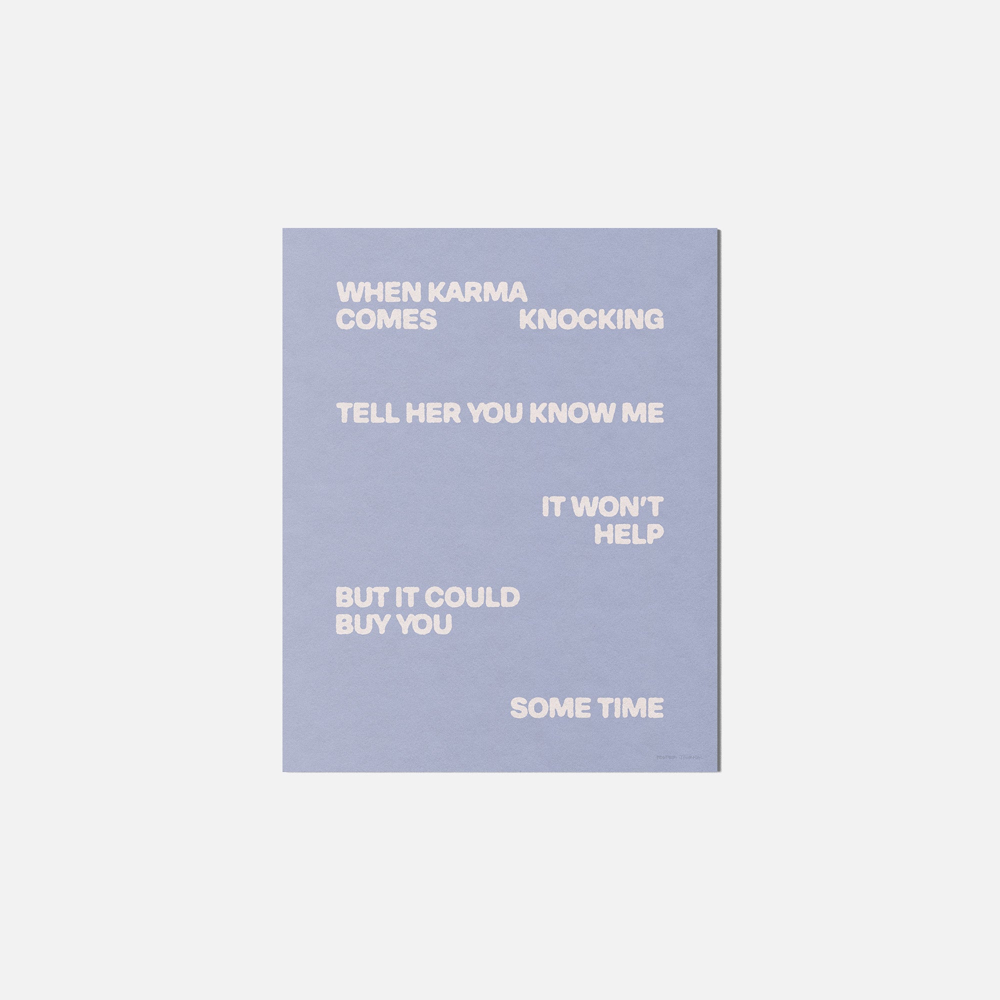 KNOCKING PRINT